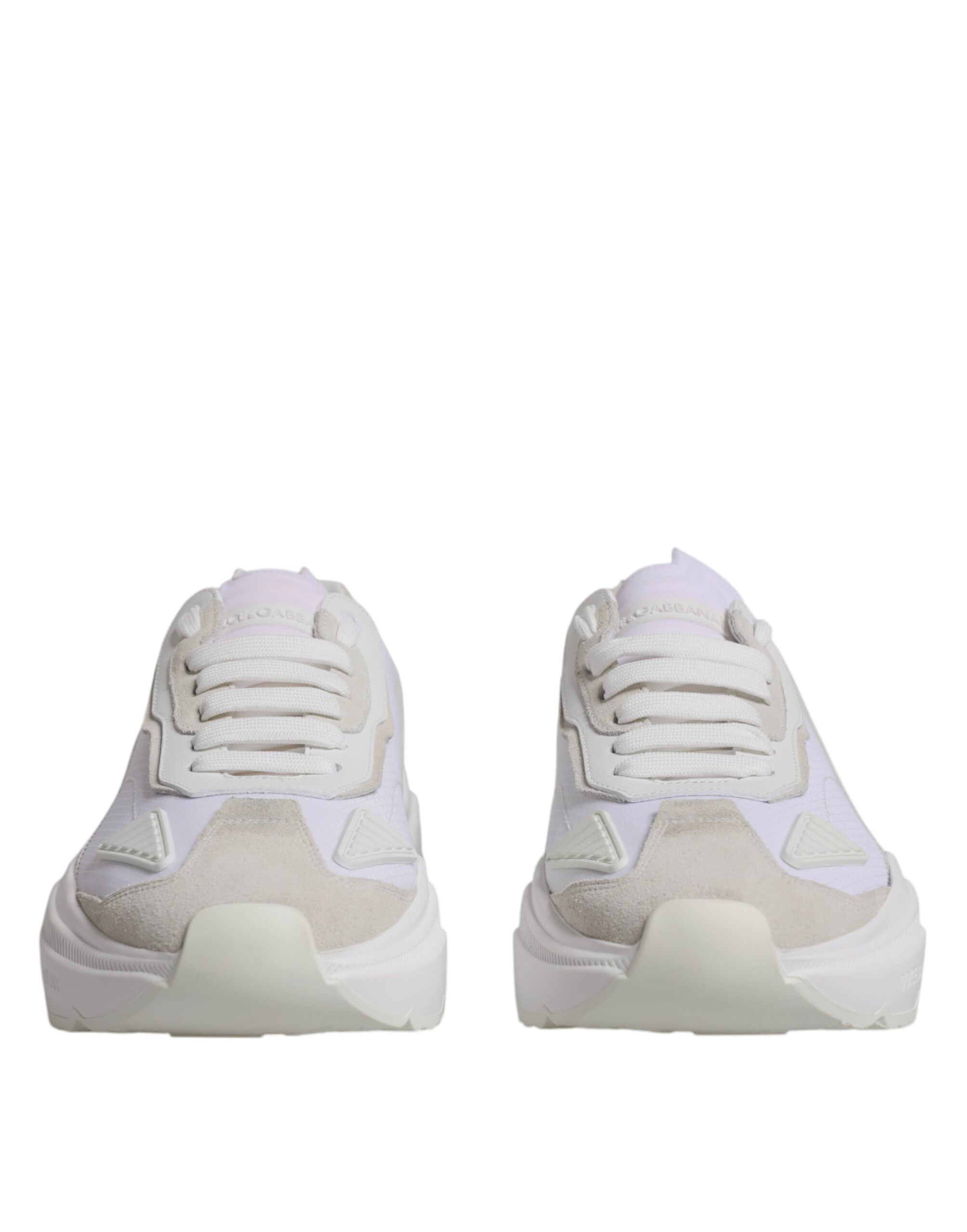 Dolce & Gabbana Weiß Leder Daymaster Low Top Turnschuhe Schuhe-2