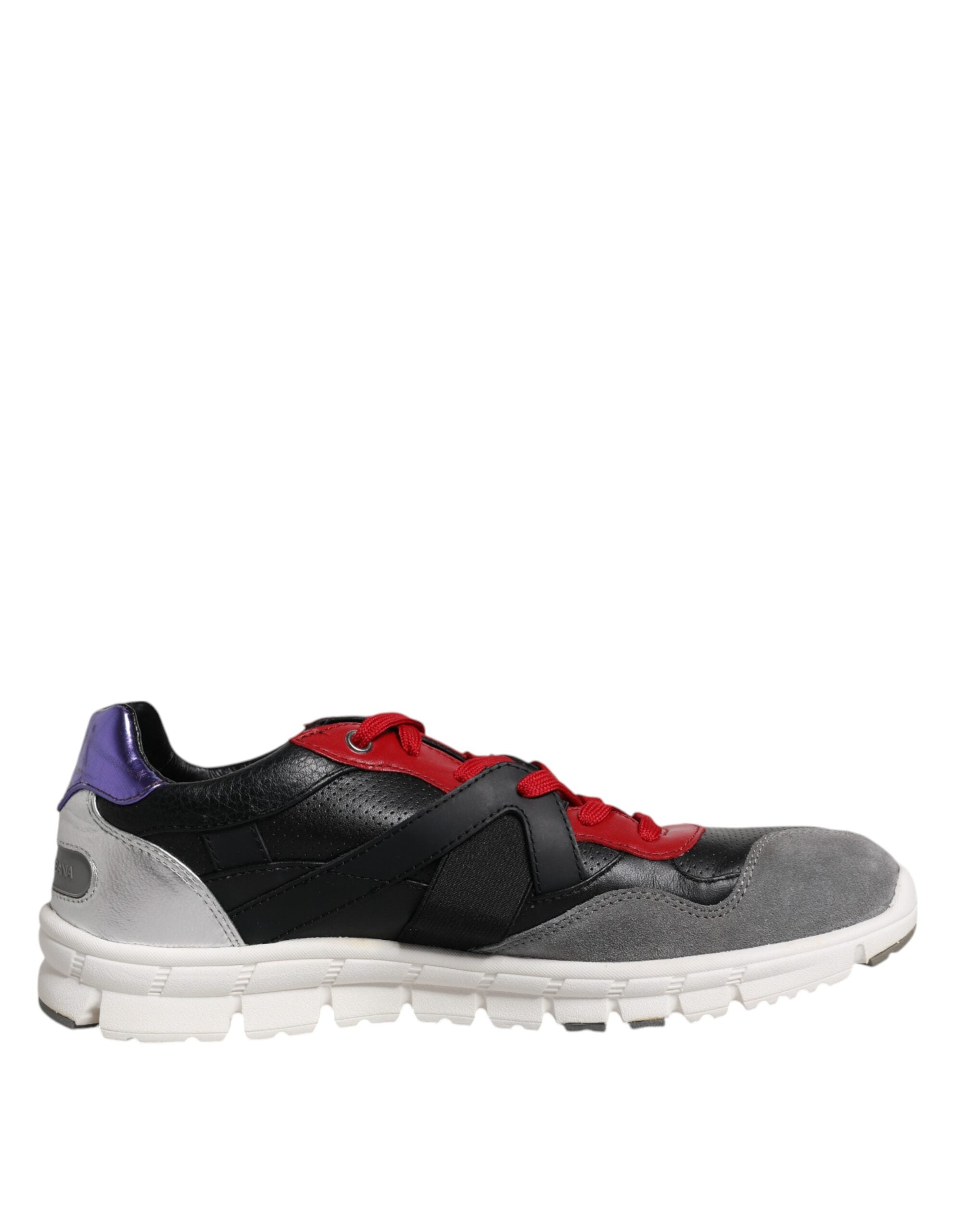 Zapatillas bajas de ante y cuero multicolor de Dolce & Gabbana-7