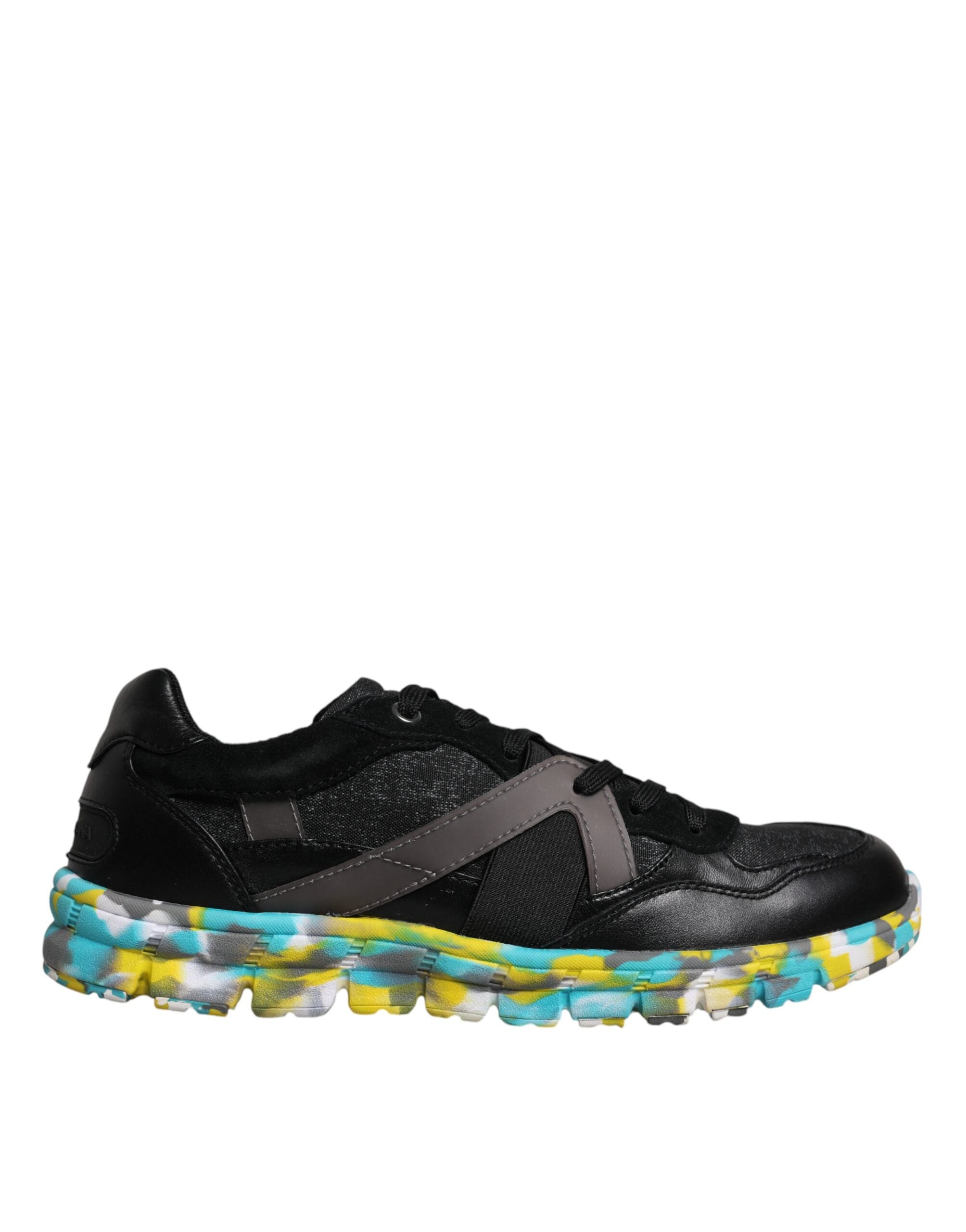 Dolce & Gabbana Schwarz Polyester Low Top Männer Turnschuhe Schuhe-6