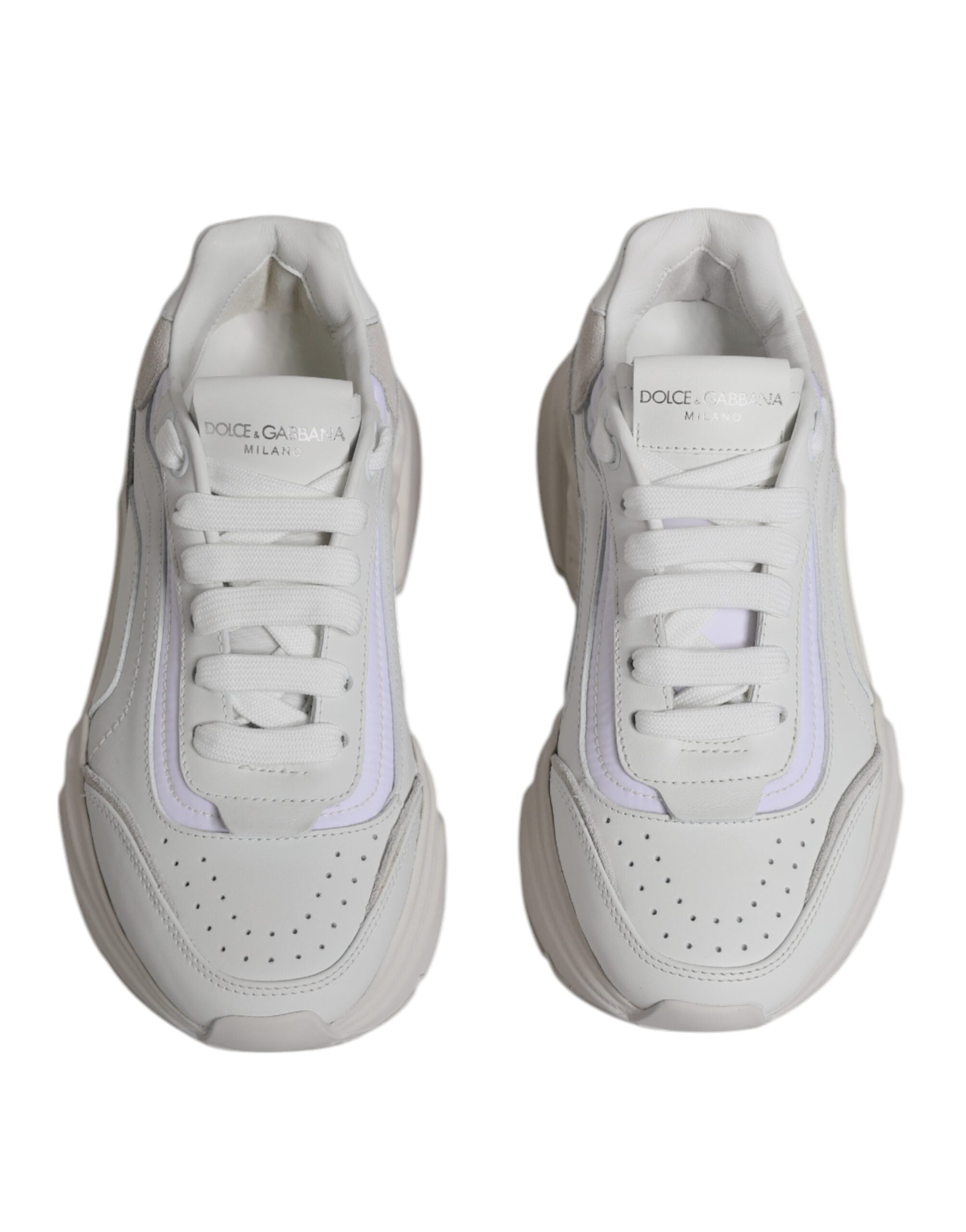 Dolce & Gabbana White Daymaster Low Top Sneakers Shoes-8