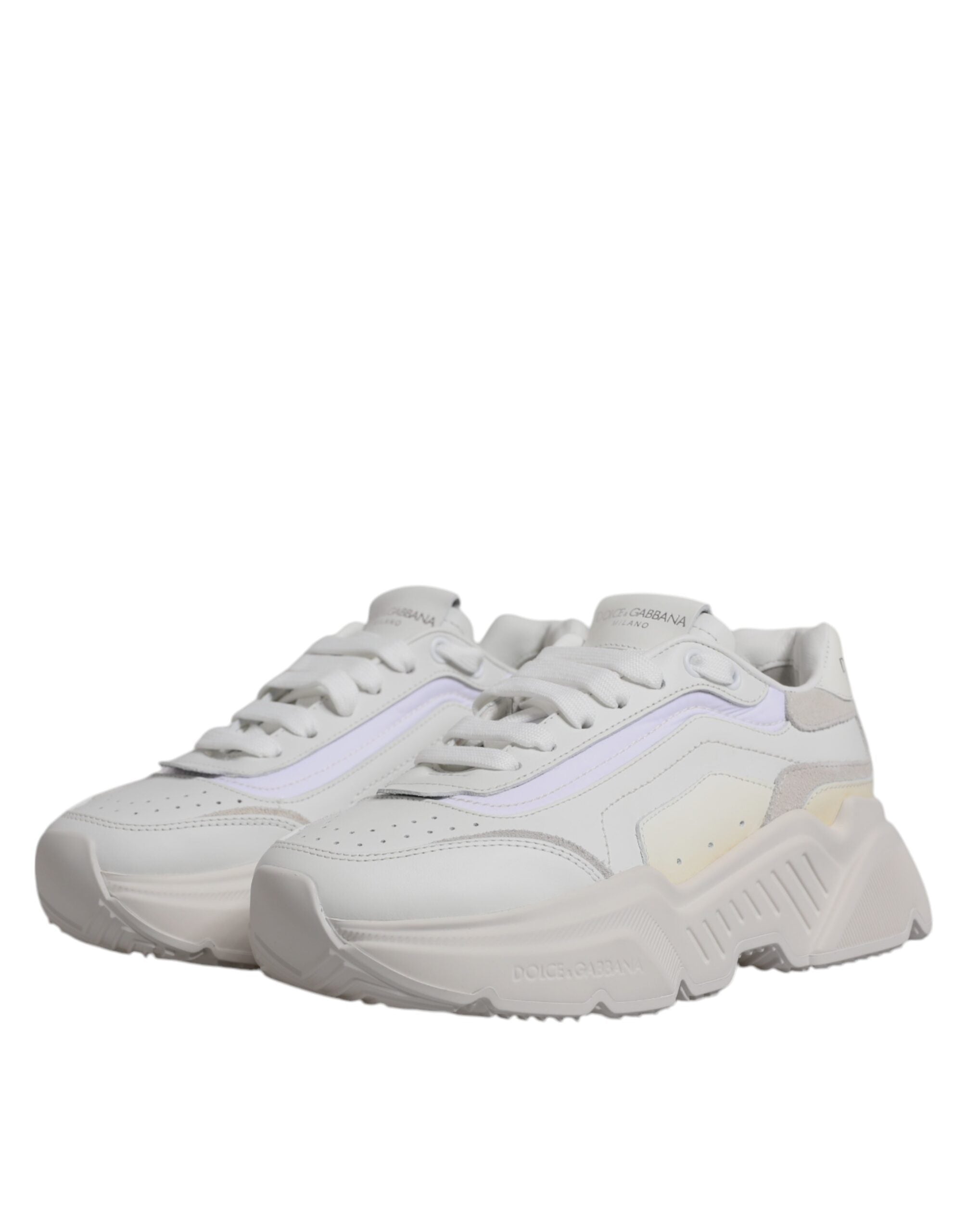 Dolce & Gabbana White Daymaster Low Top Sneakers Shoes-7