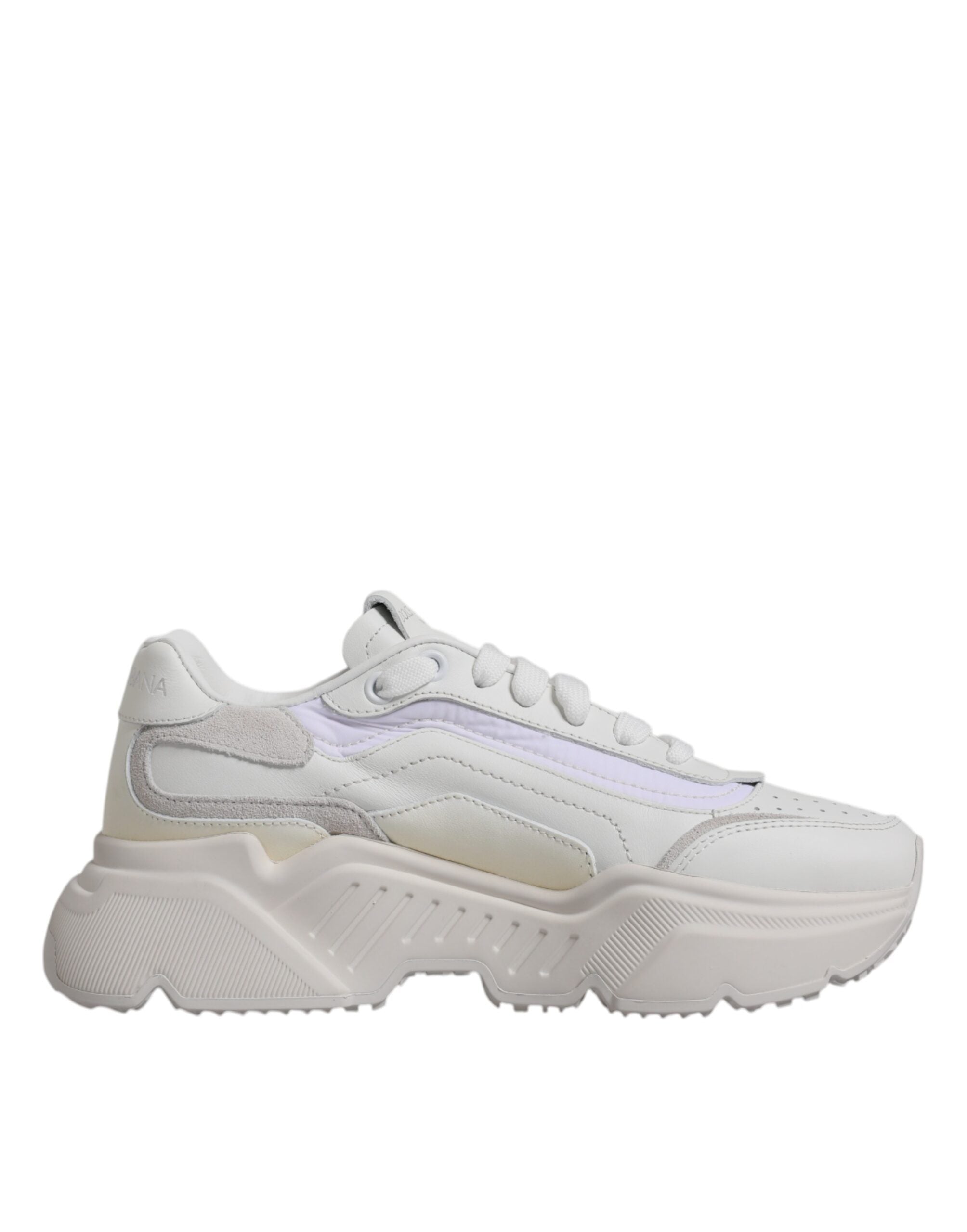 Dolce & Gabbana White Daymaster Low Top Sneakers Shoes-1
