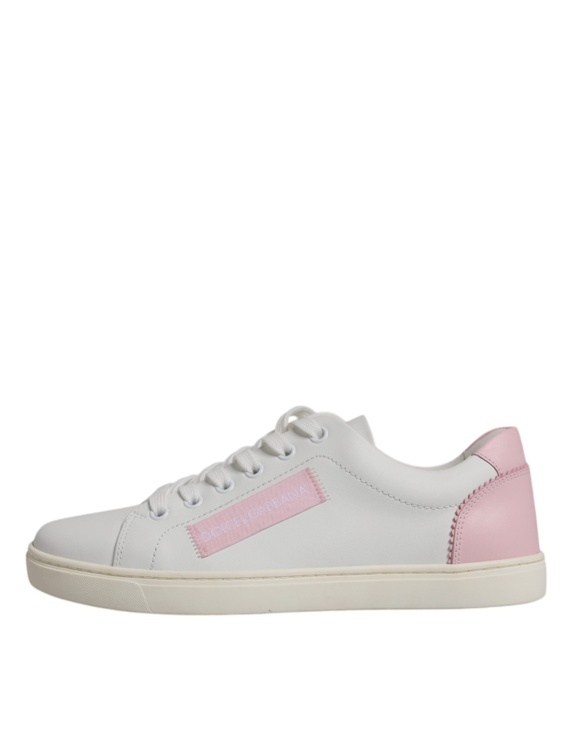 Dolce & Gabbana White Classic Calfskin Sneakers Shoes-5
