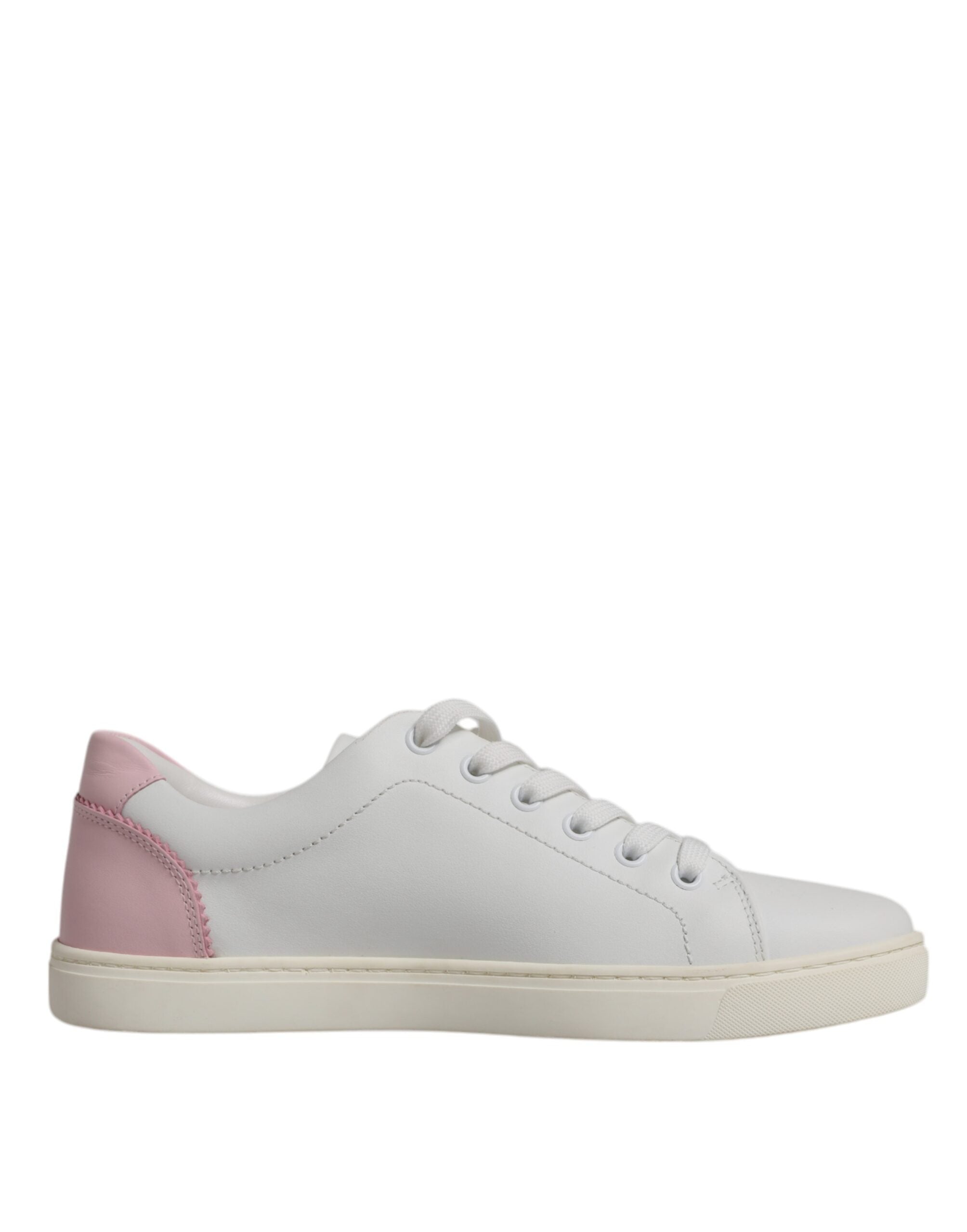 Dolce & Gabbana White Classic Calfskin Sneakers Shoes-7
