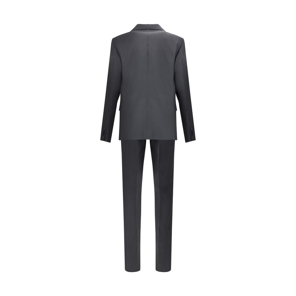 Dsquared² Schwarzer Woll-Anzug aus Fleece mit zwei Teilen-2