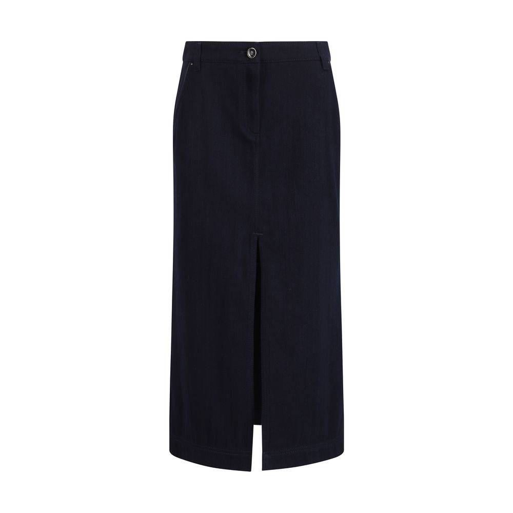 Giorgio Armani blue cotton skirt