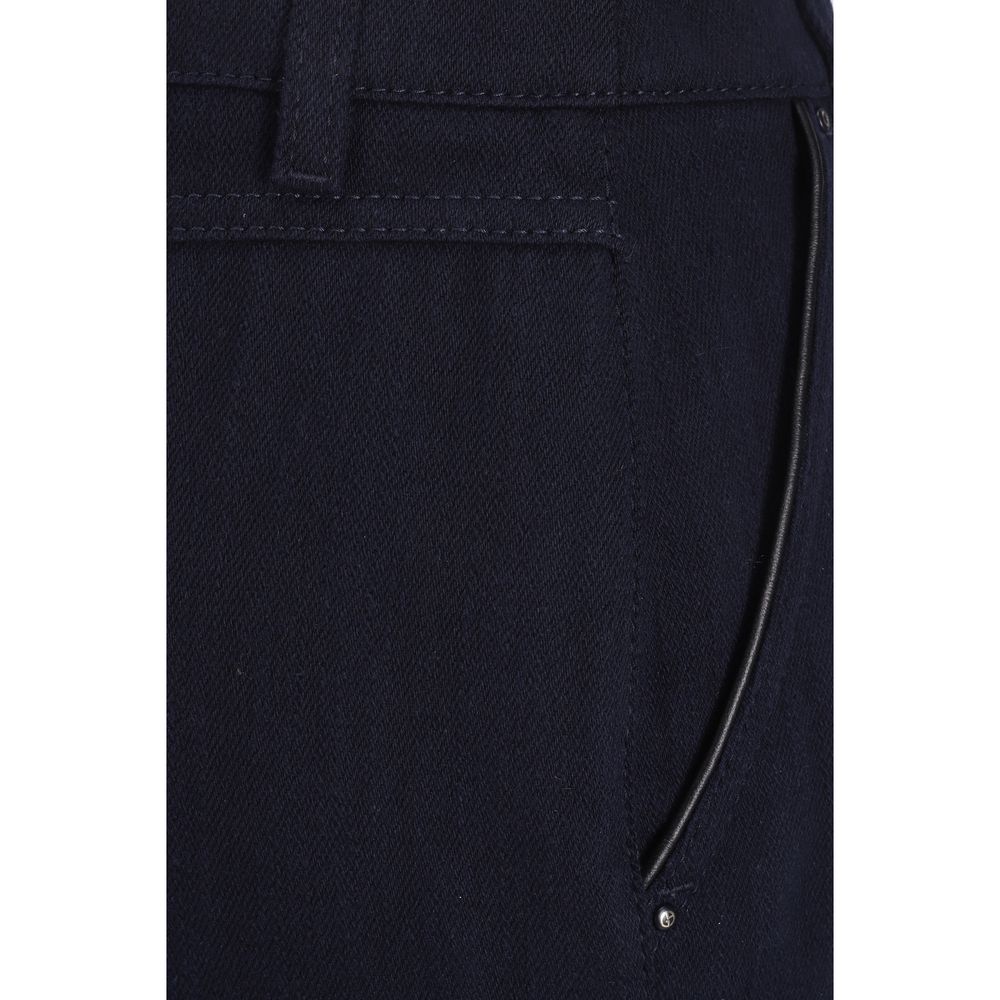 Giorgio Armani blue cotton skirt-3