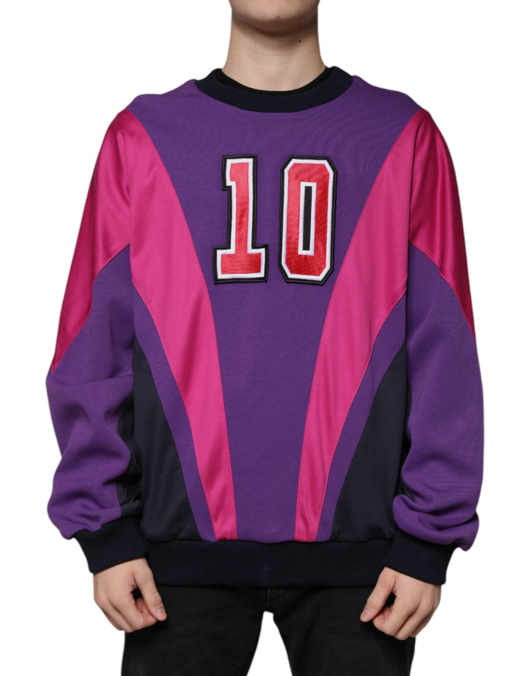 Dolce & Gabbana Multicolor Rundhalsausschnitt Männer Sweatshirt Pullover-2