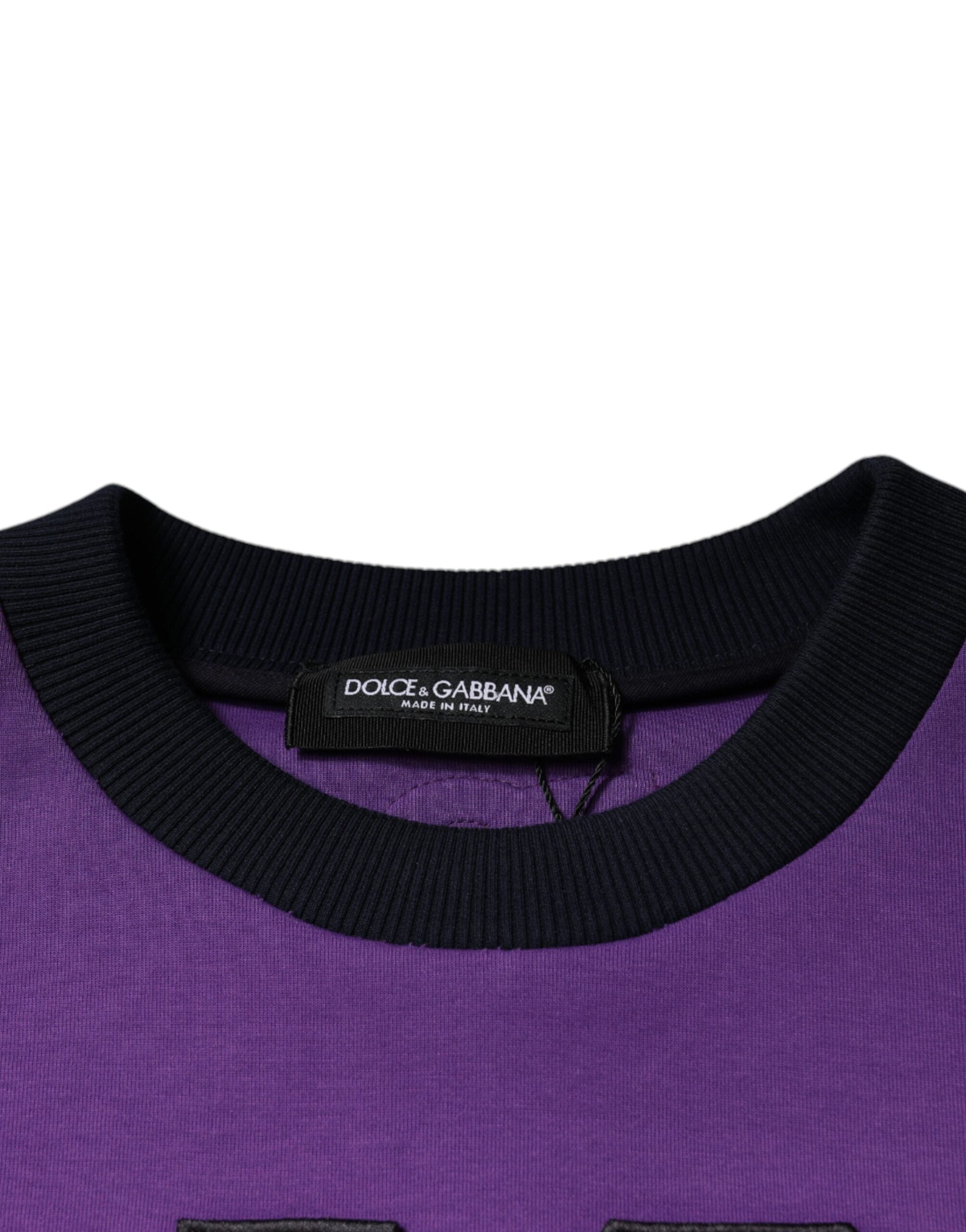 Dolce & Gabbana Multicolor Rundhalsausschnitt Männer Sweatshirt Pullover-7