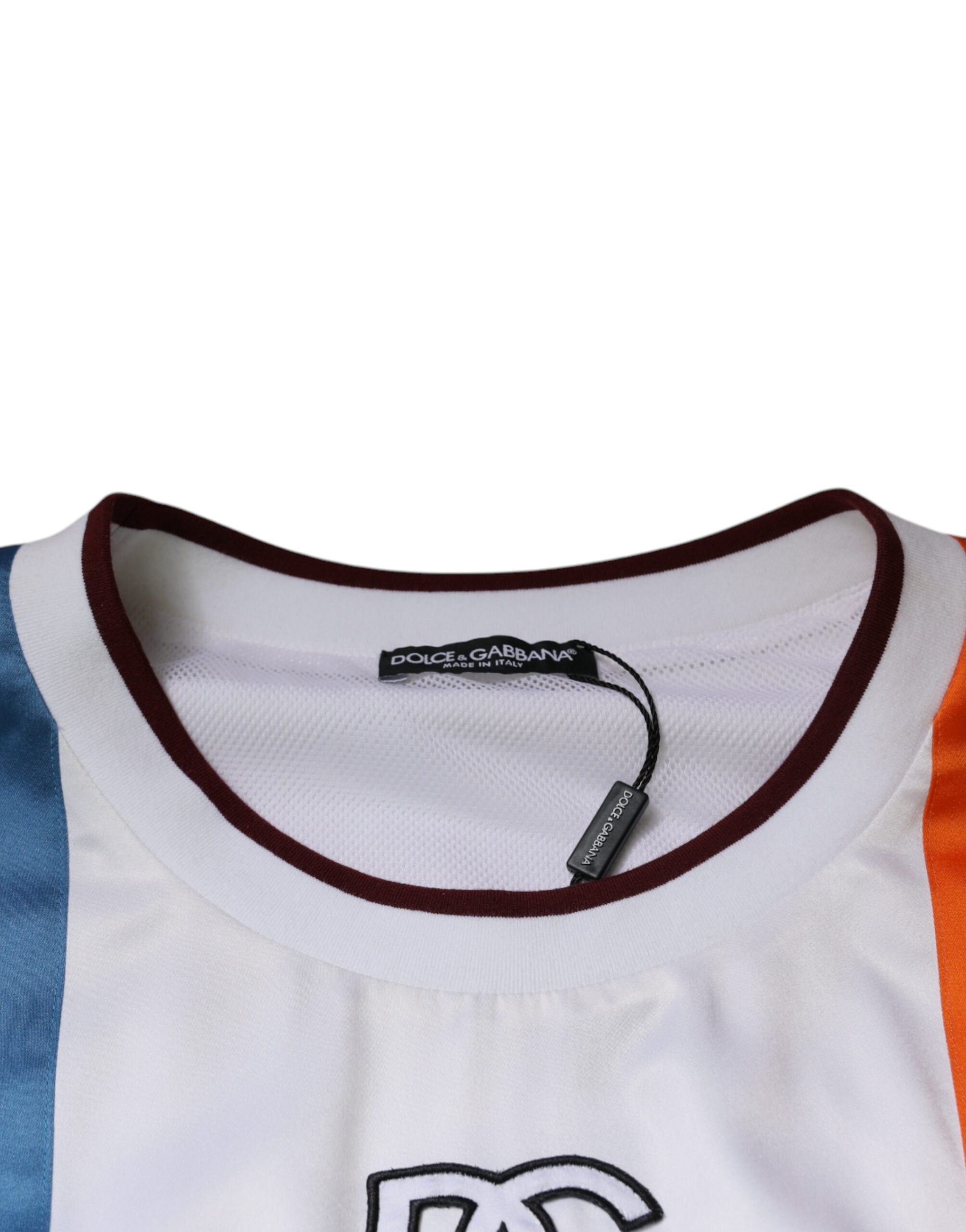 Dolce & Gabbana Multicolored Sleeveless Jersey Tank Top-7