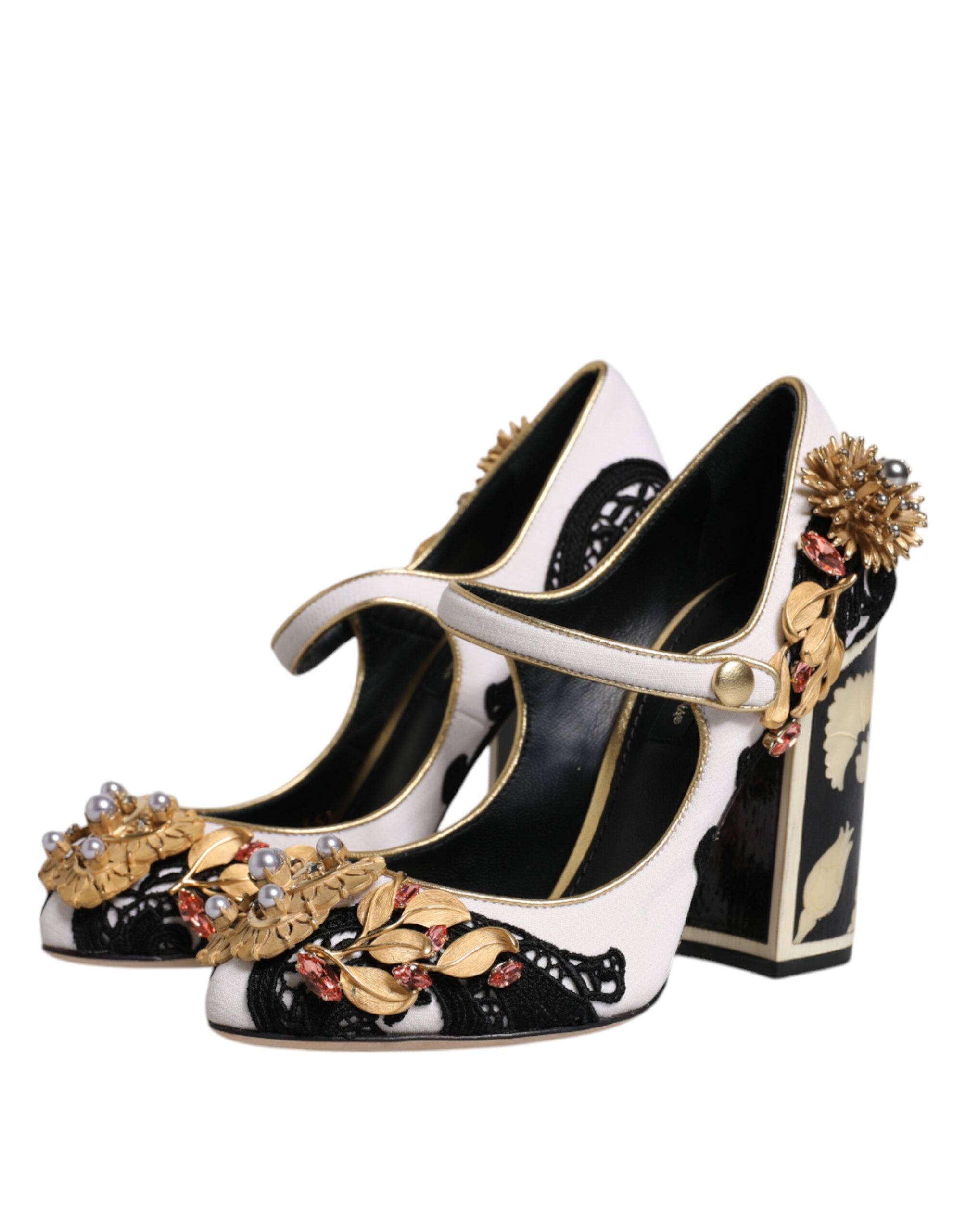 Dolce & Gabbana Multicolor verschönerte Absätze Pumps Schuhe-4