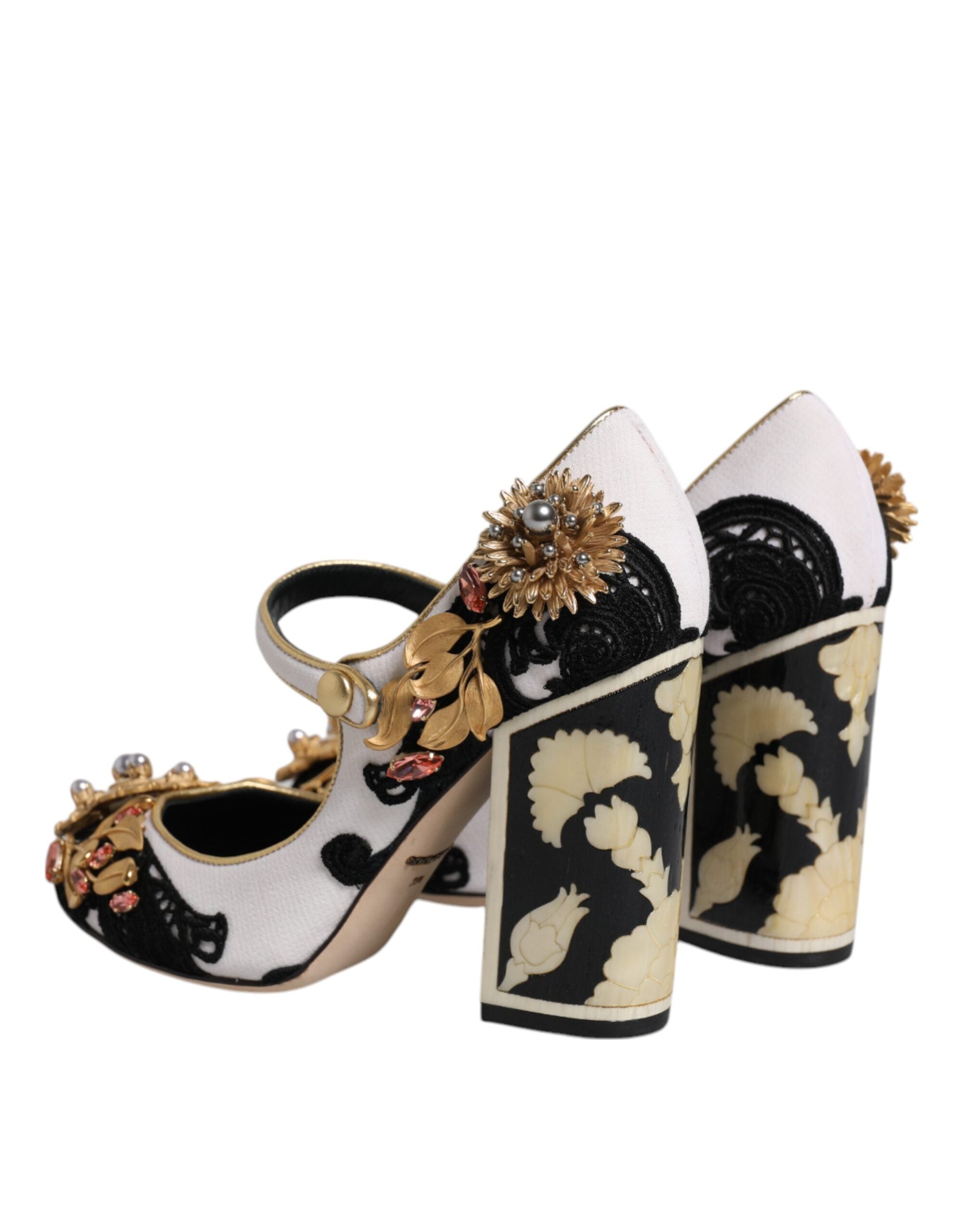 Dolce & Gabbana Multicolor verschönerte Absätze Pumps Schuhe-5