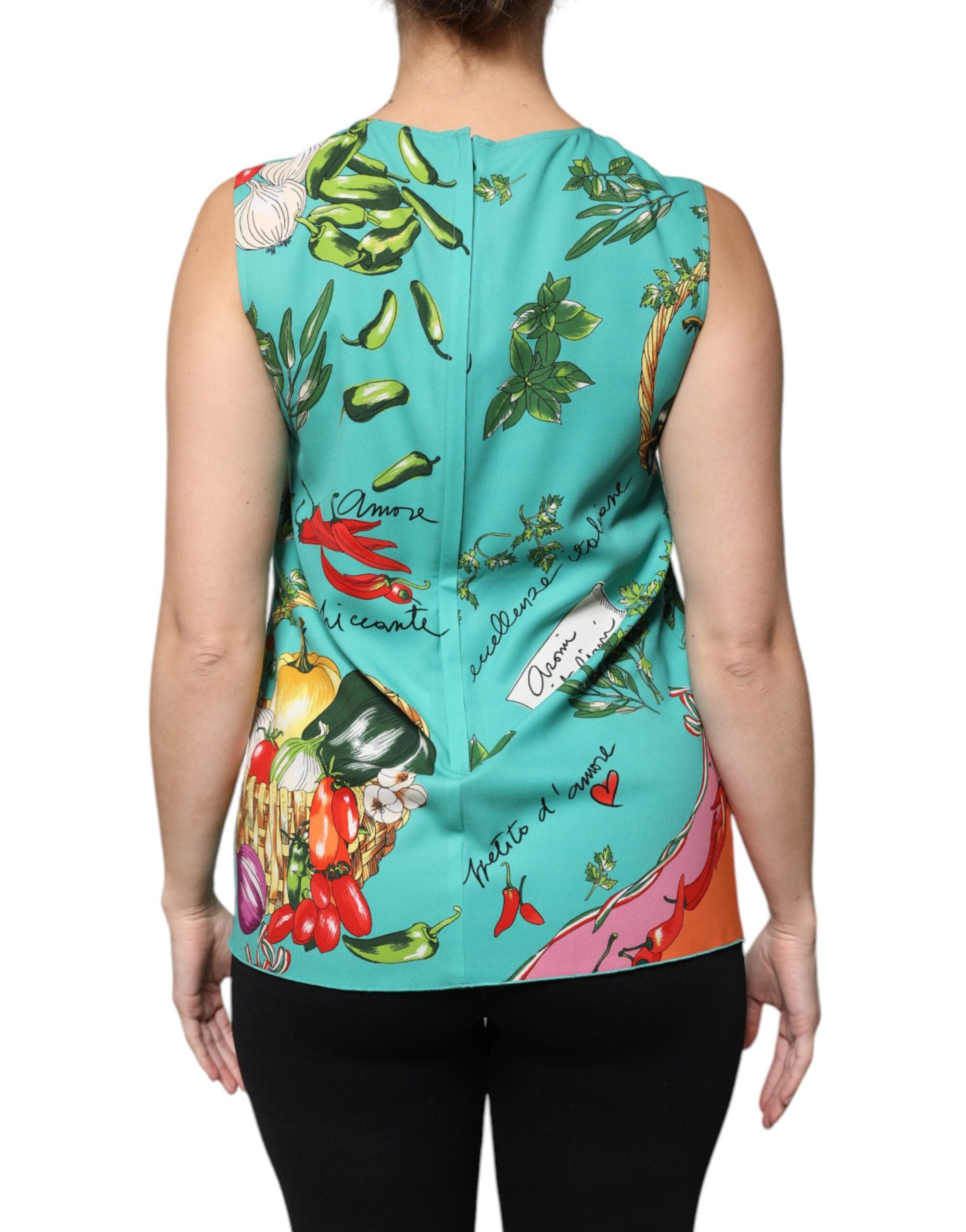 Dolce & Gabbana Multicolor Gemüse ärmelloses Tank-Top-4