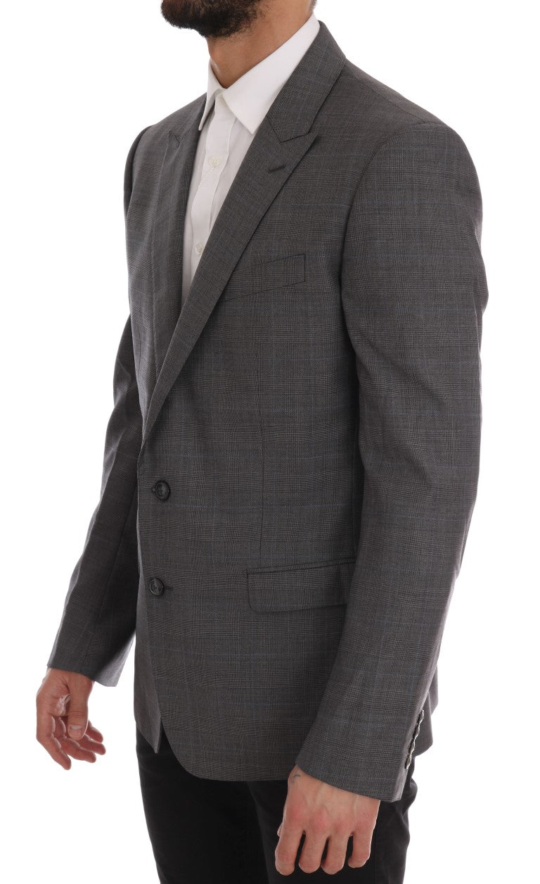 Blazer ajustado MARTINI de lana gris de Dolce & Gabbana-2