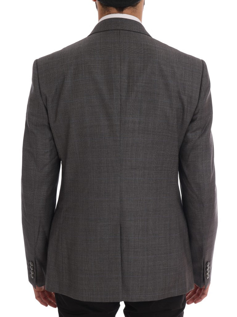 Blazer ajustado MARTINI de lana gris de Dolce & Gabbana-3