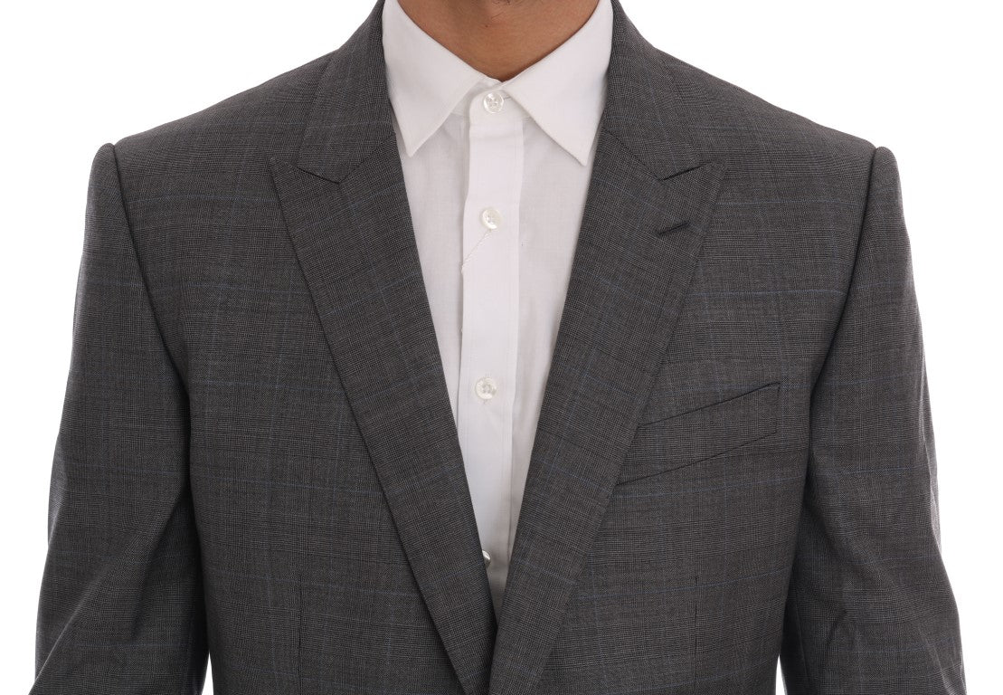 Blazer ajustado MARTINI de lana gris de Dolce & Gabbana-4