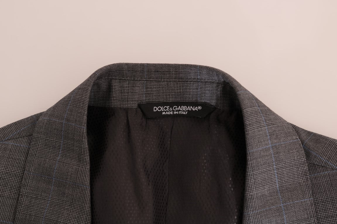 Blazer ajustado MARTINI de lana gris de Dolce & Gabbana-7