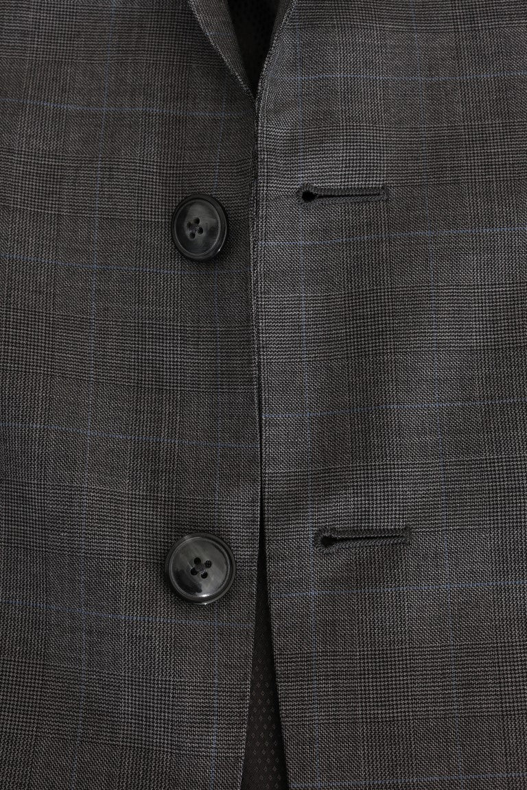 Blazer ajustado MARTINI de lana gris de Dolce & Gabbana-8