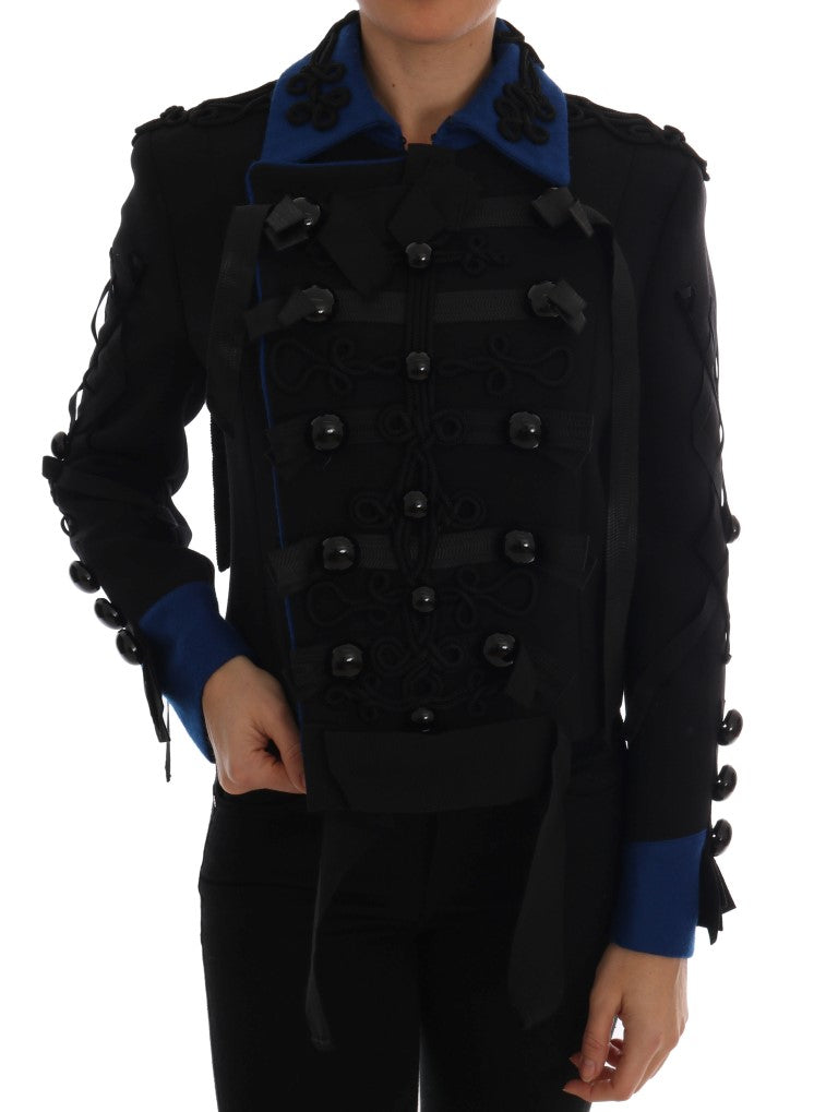 Dolce & Gabbana trench coat in black wool