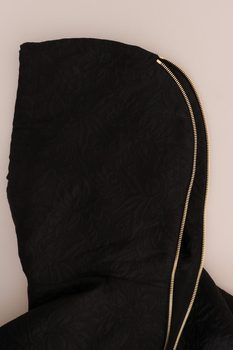 Sudadera con capucha negra con cristales de cuento de hadas de Dolce & Gabbana-6