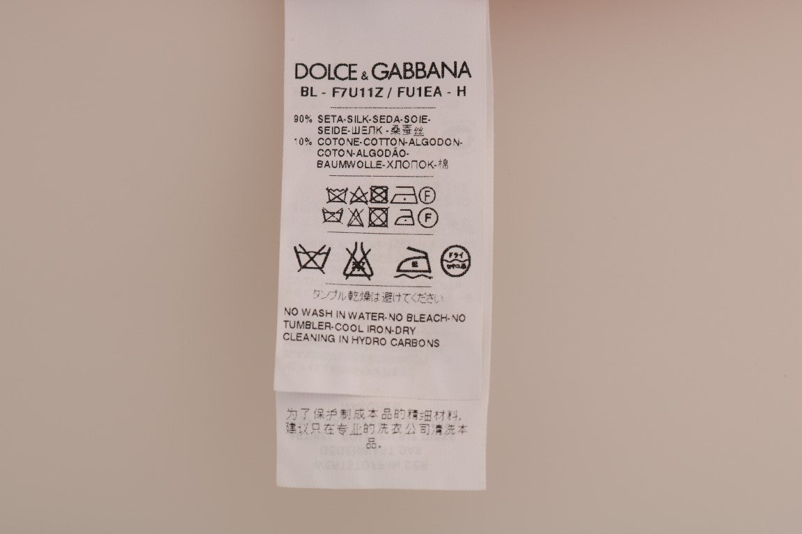 Dolce & Gabbana Red Silk Orange Vase Crystal Top-7