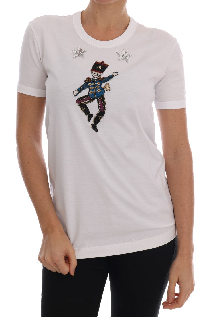 Dolce & Gabbana White Fairy Tale Cotton T-Shirt