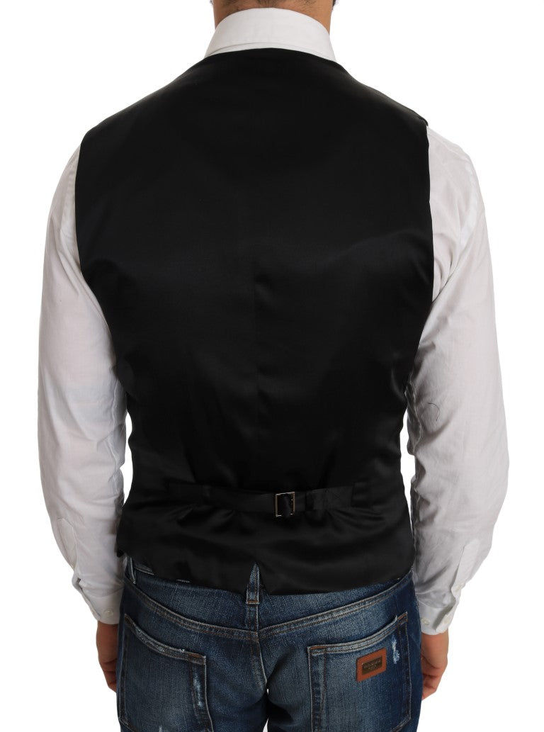 Dolce & Gabbana Schwarze Weste mit Polka-Dot-Muster-3