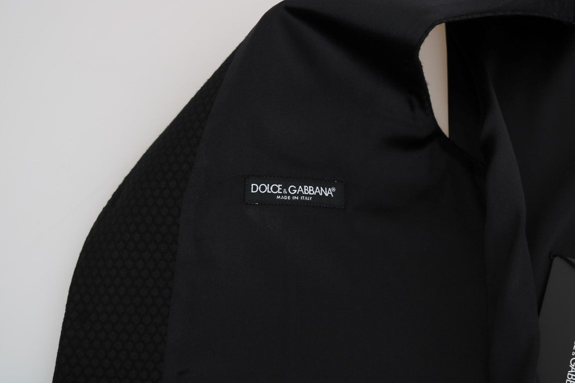 Dolce & Gabbana Schwarze Weste mit Polka-Dot-Muster-6