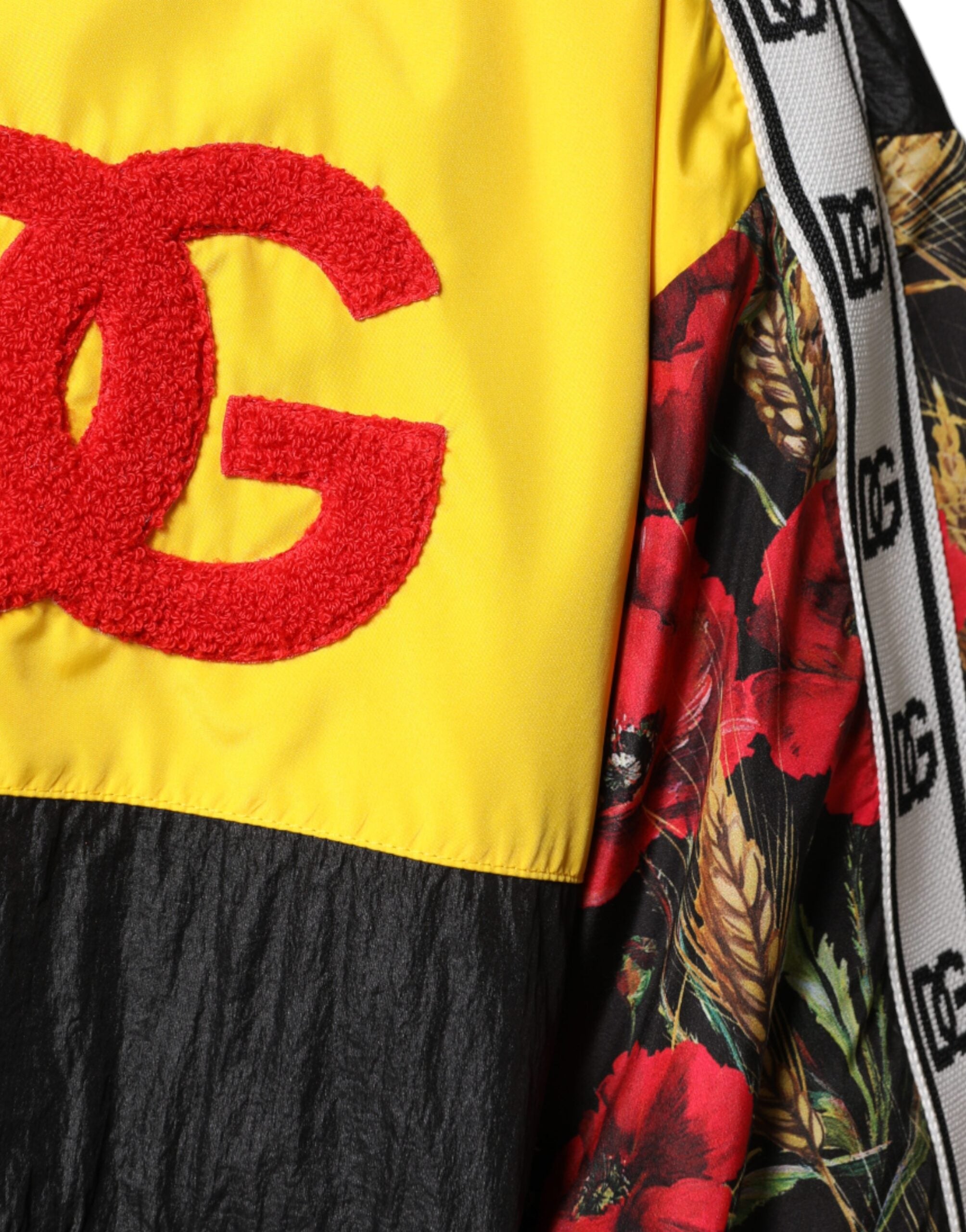 Dolce & Gabbana Multicolor Patchwork Men's Zip-Up Sweater-6