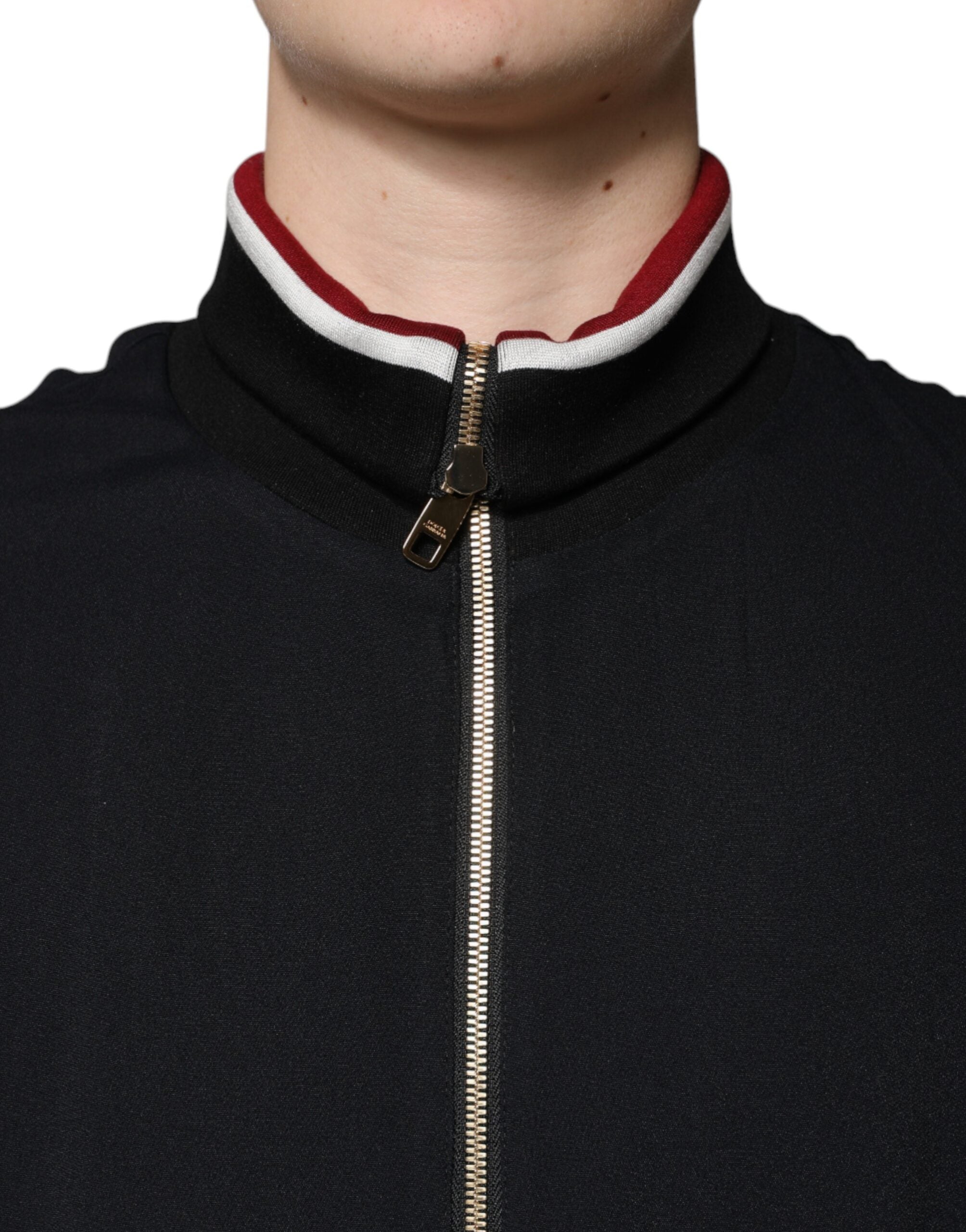 Dolce & Gabbana Black DG King Full Zip Sweatshirt Pullover-5
