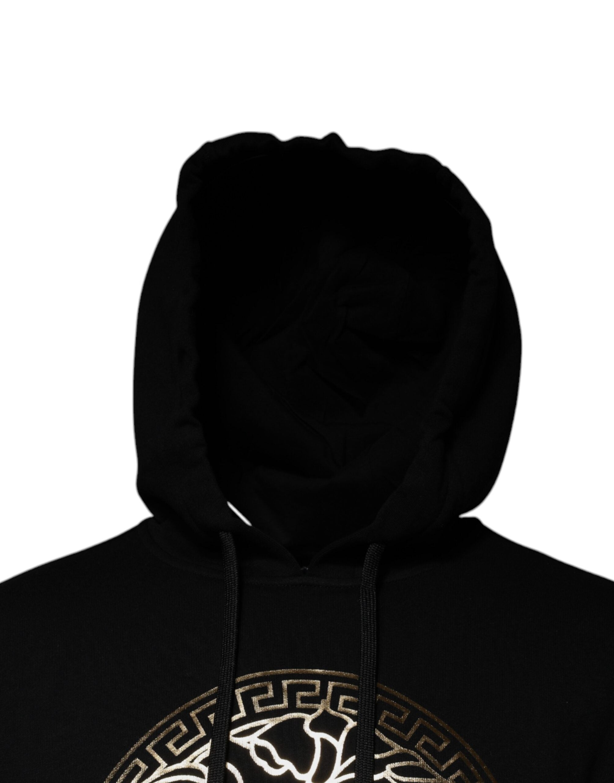 Versace Black Medusa Cotton Hoodie Pullover Sweatshirt Sweater-3