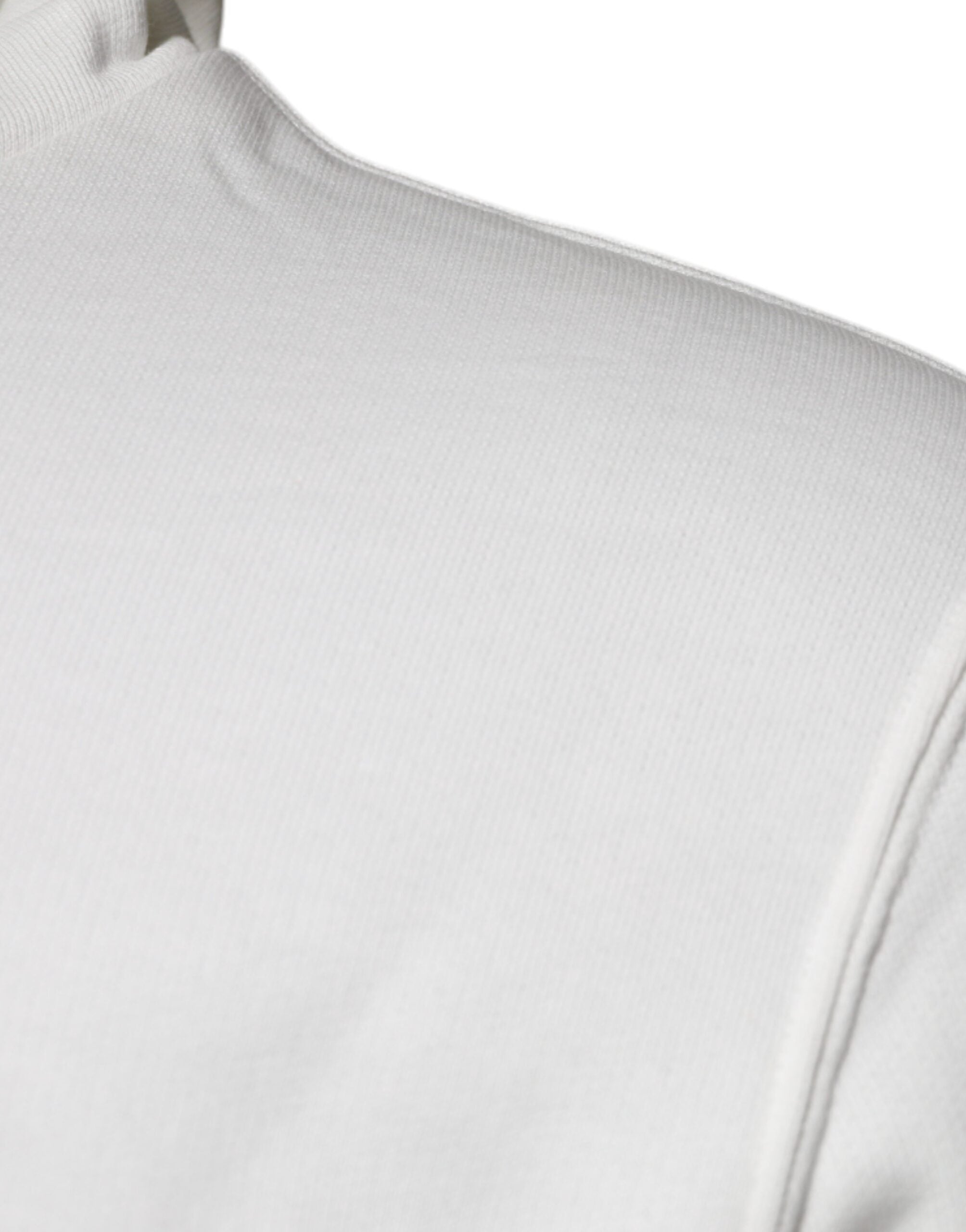 Dolce & Gabbana Weißer Kapuzenpullover aus Baumwolle von Caesar-4