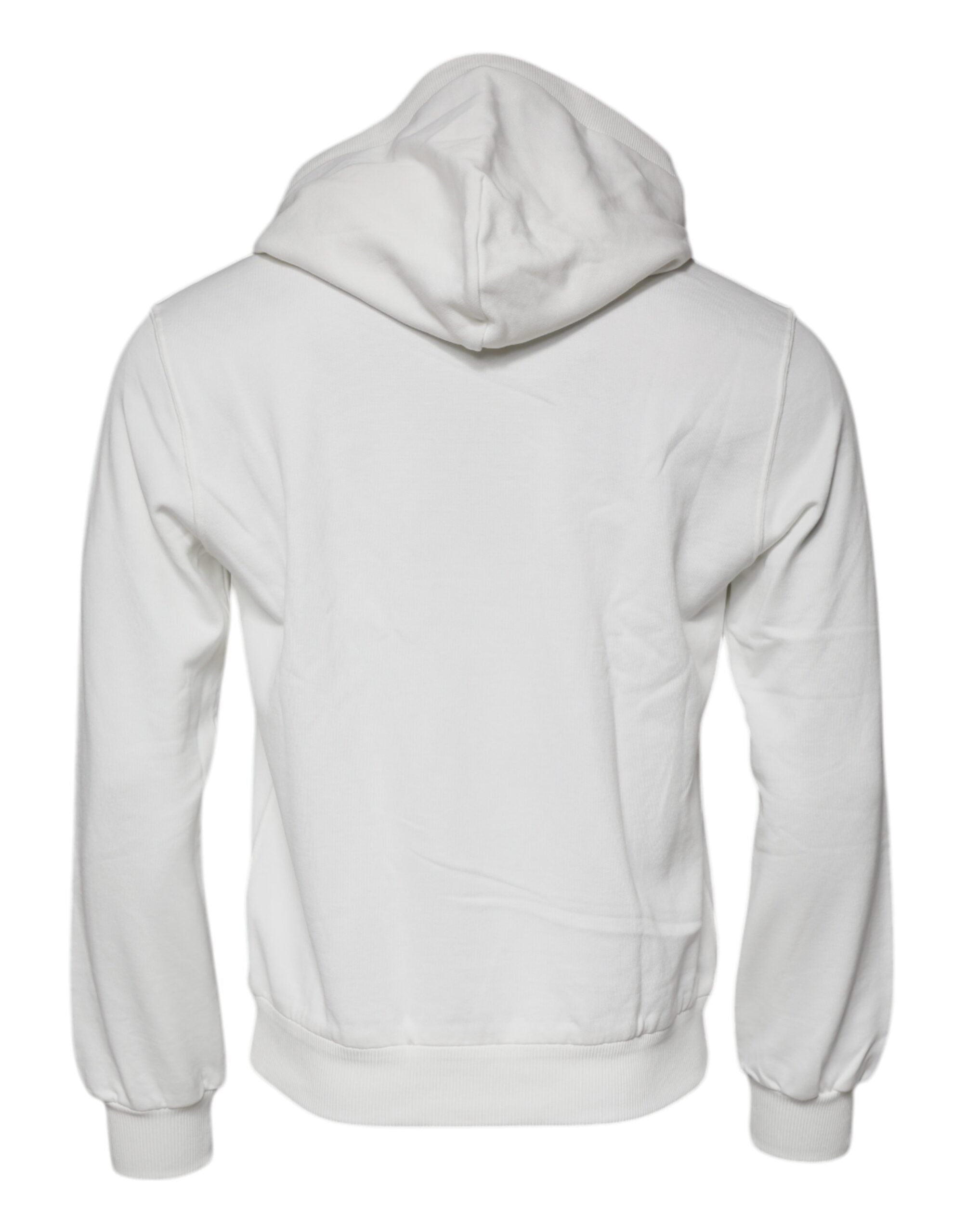 Dolce & Gabbana Weißer Kapuzenpullover aus Baumwolle von Caesar-5