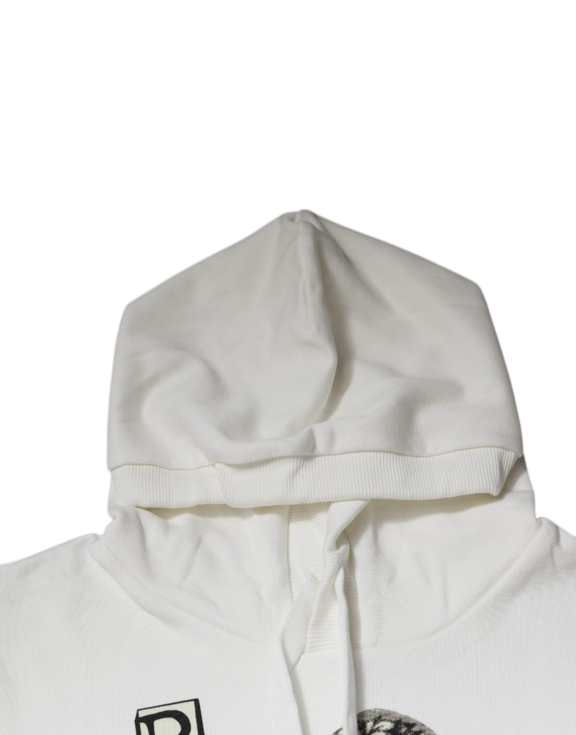 Dolce & Gabbana Weißer Kapuzenpullover aus Baumwolle von Caesar-6