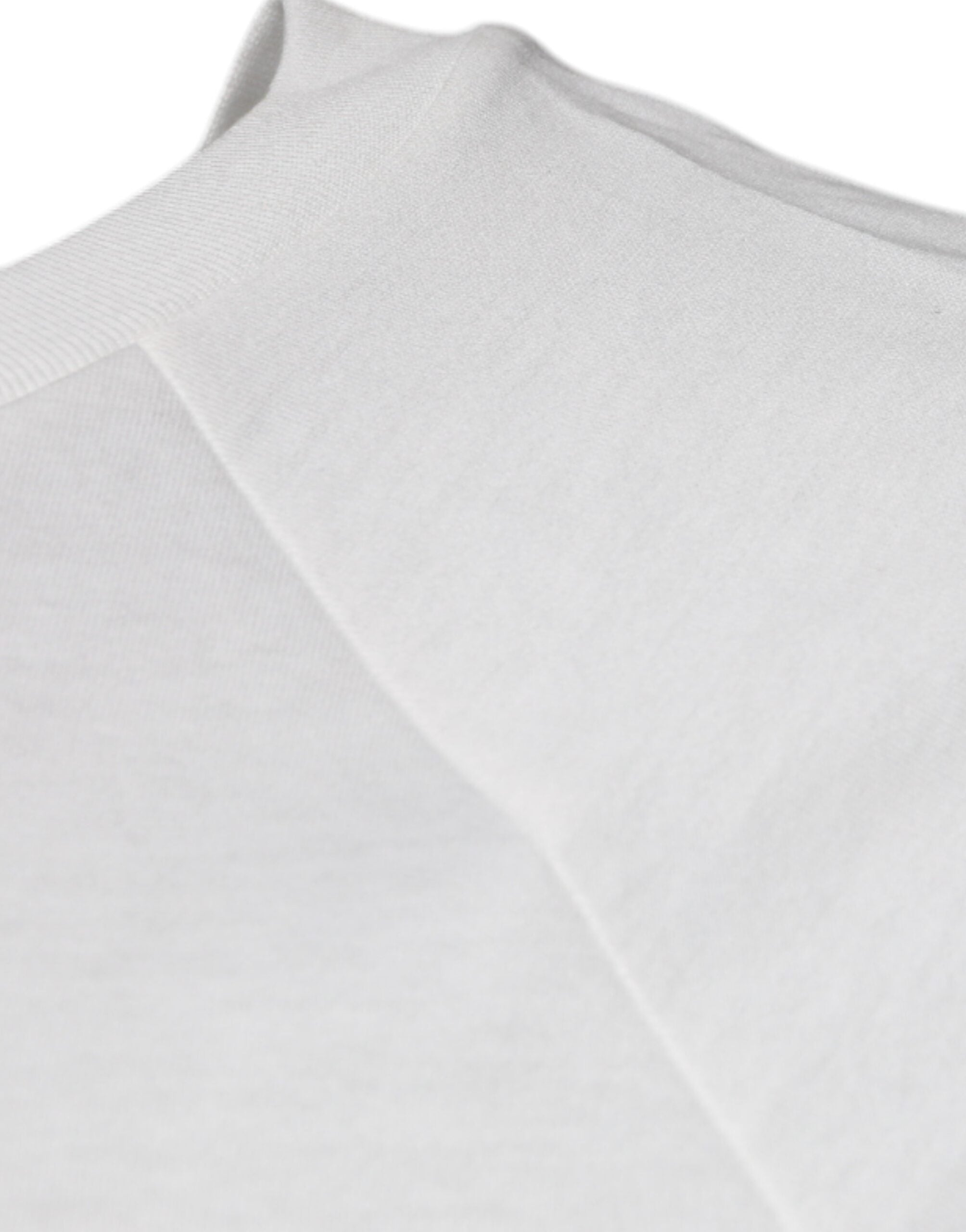 Camiseta blanca de manga corta con cuello redondo DG Sport de Dolce & Gabbana-4