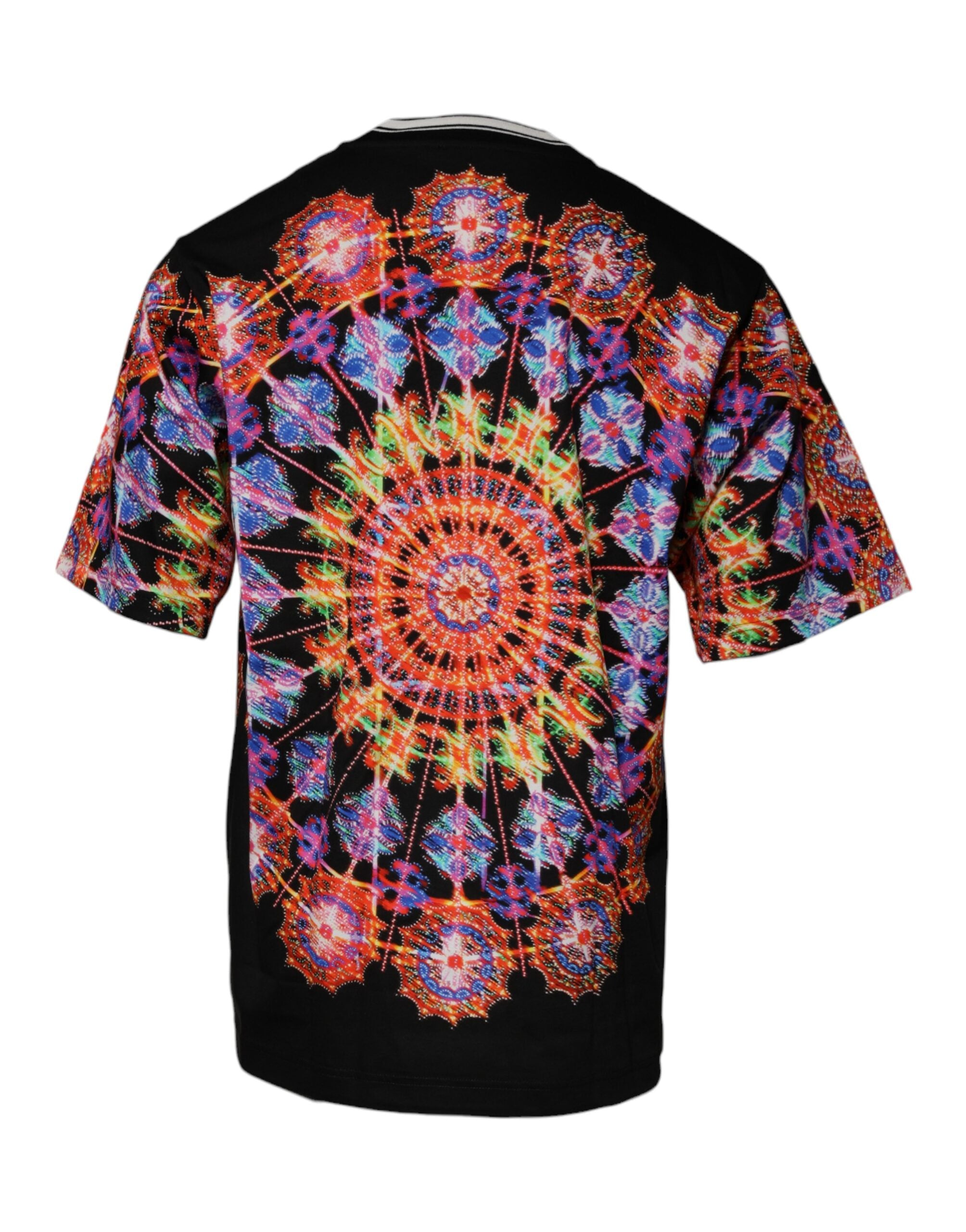 Dolce & Gabbana Multicolor Kaleidoscope Men's Short Sleeve T-Shirt-5