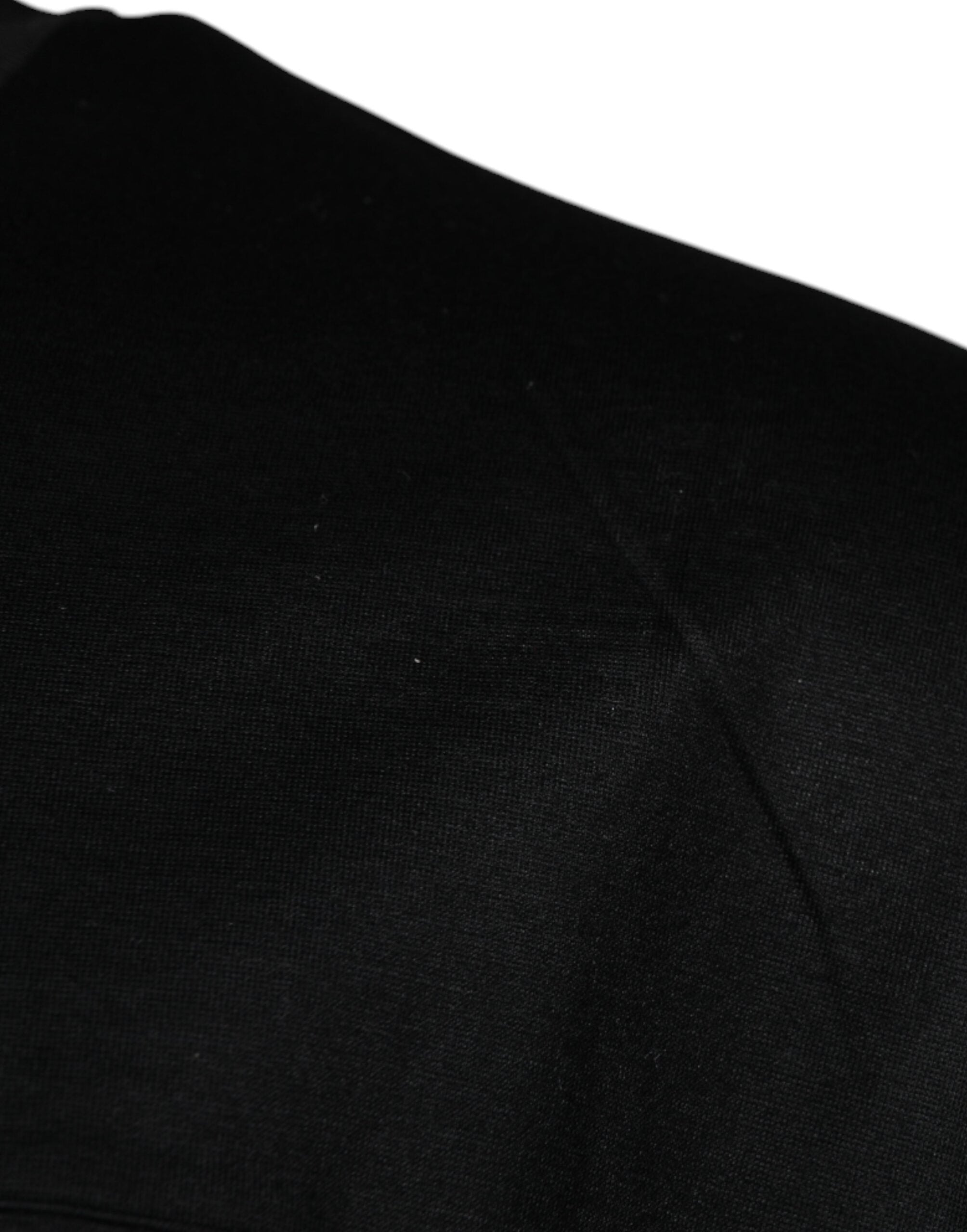 Camiseta negra de manga corta con cuello redondo de Dolce & Gabbana-4