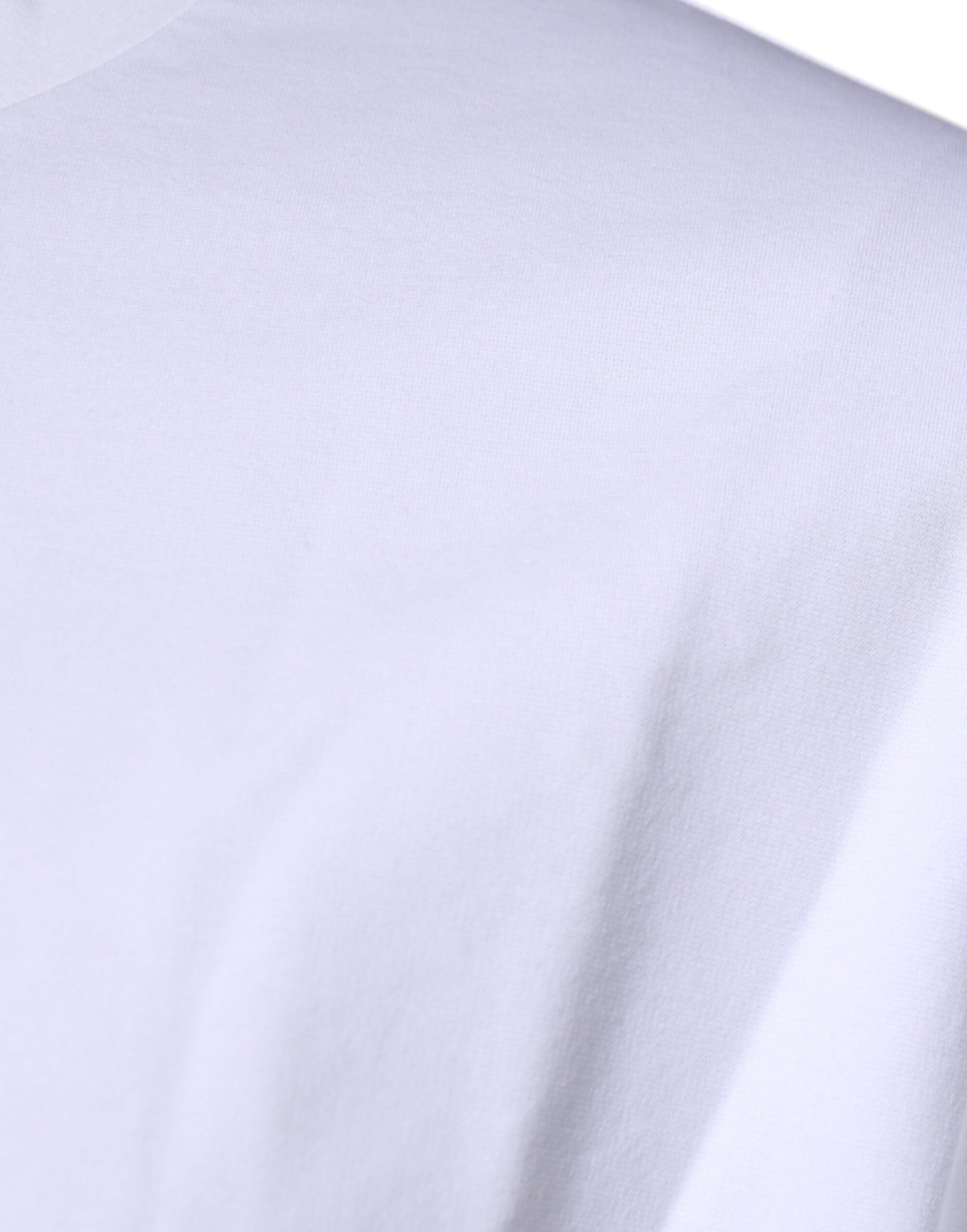 Camiseta blanca de algodón con cuello redondo y logotipo DG de Dolce & Gabbana-4