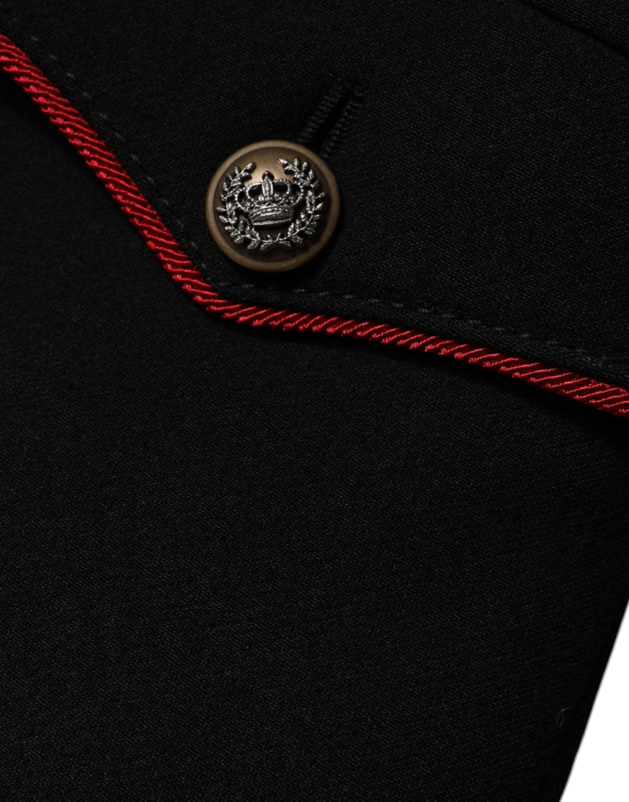 Dolce & Gabbana Black Single-Breasted Trench Coat Jacket-7
