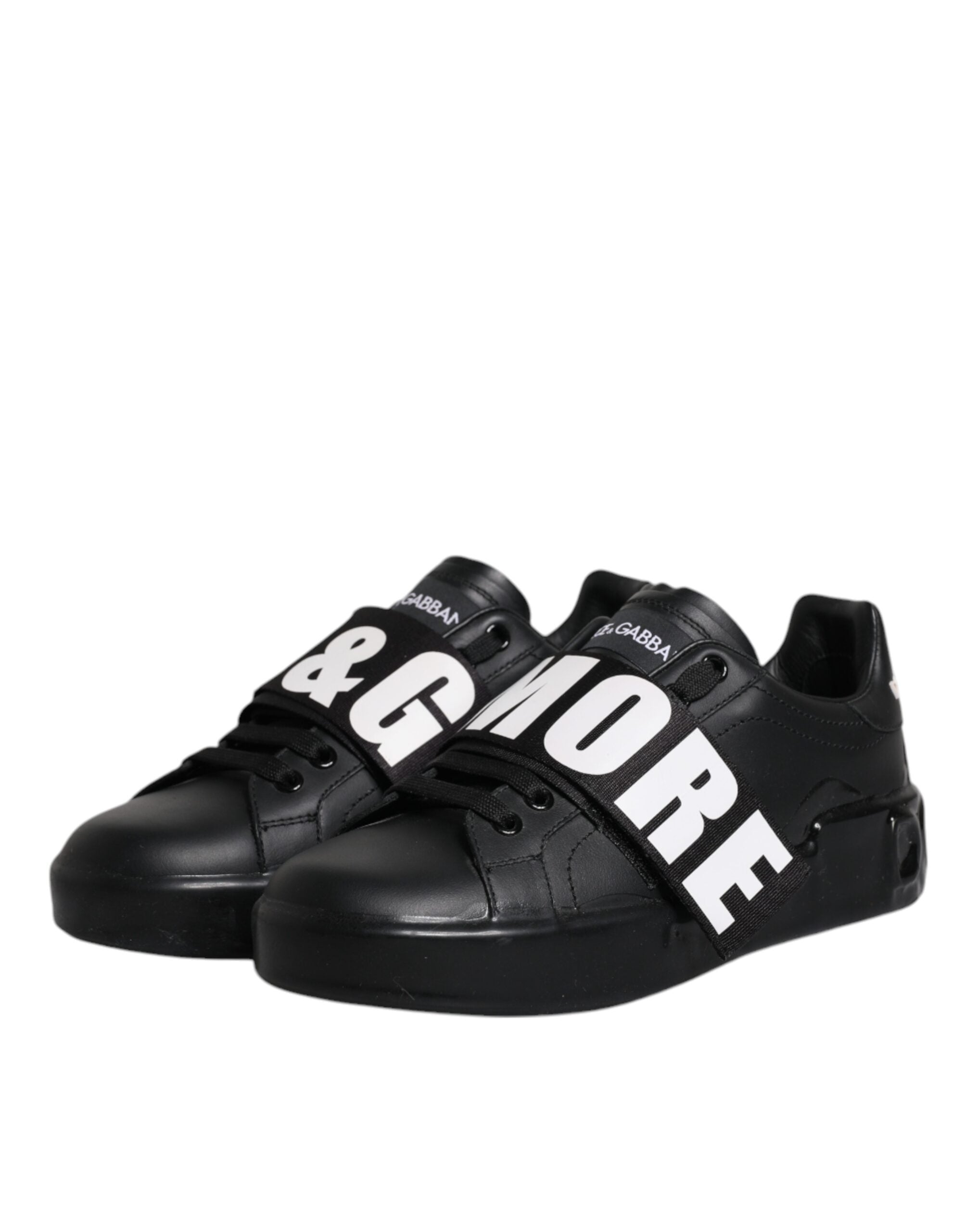 Zapatillas bajas negras D&G AMORE de Dolce & Gabbana-4