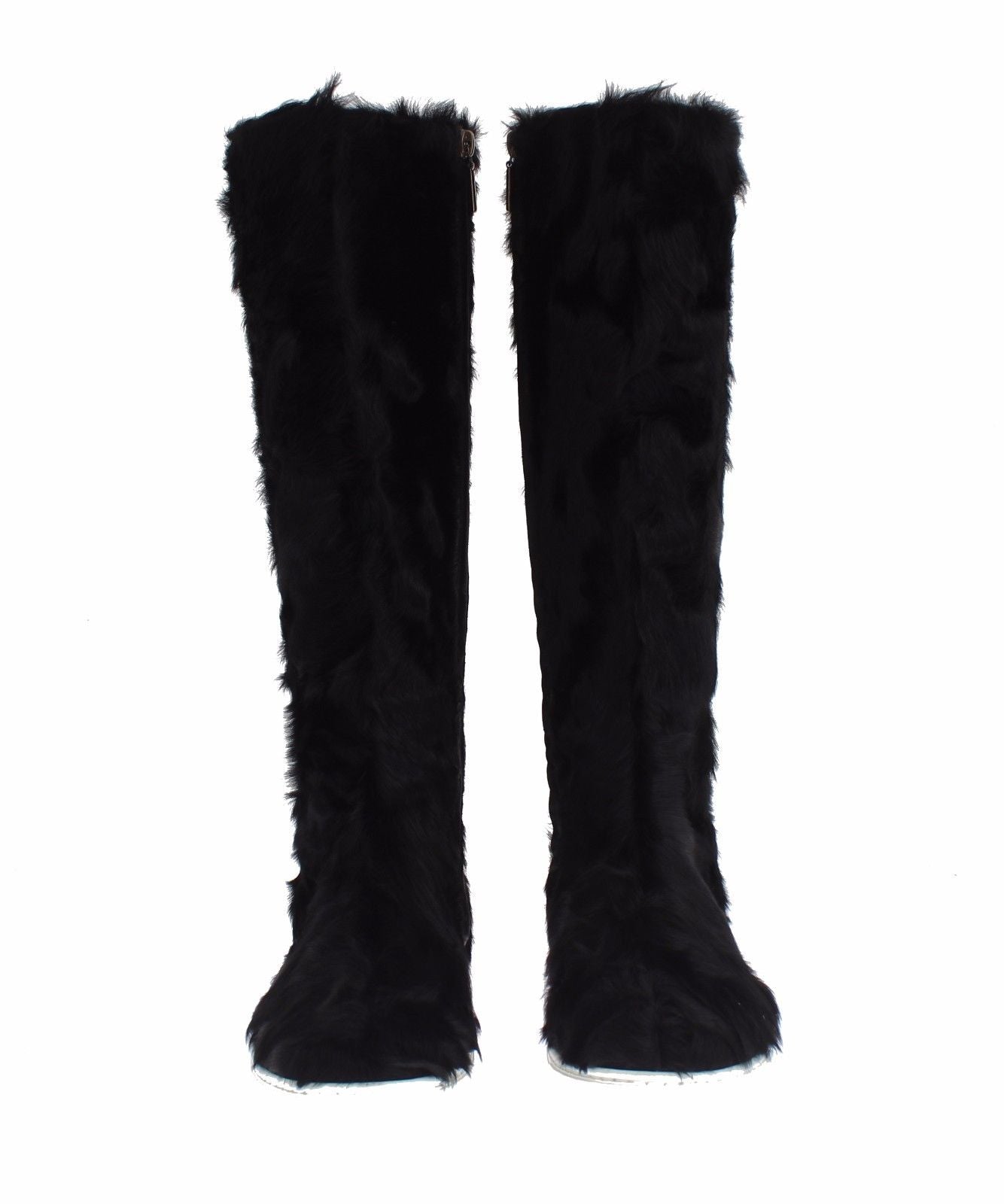 Dolce & Gabbana Black Xiangao Lambskin Leather Boots-2
