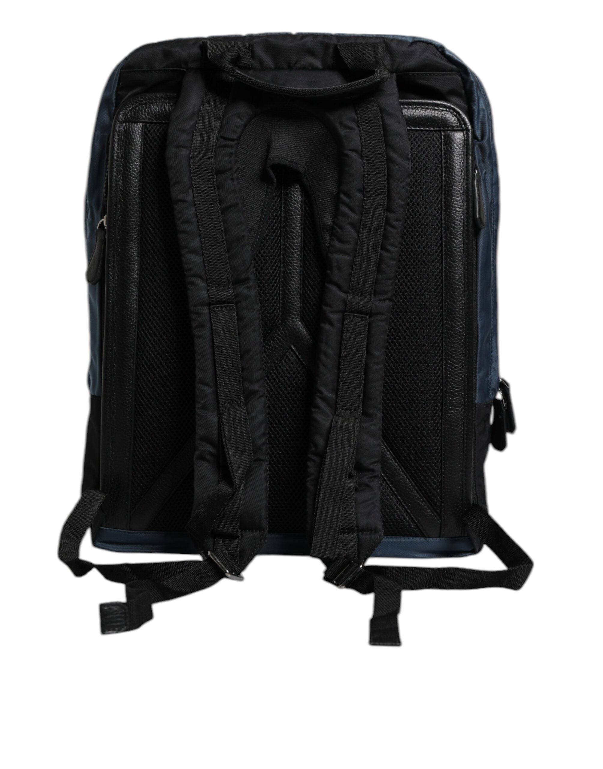 Dolce & Gabbana Schwarzer Nylon DG Logo Schulrucksack Tasche-4