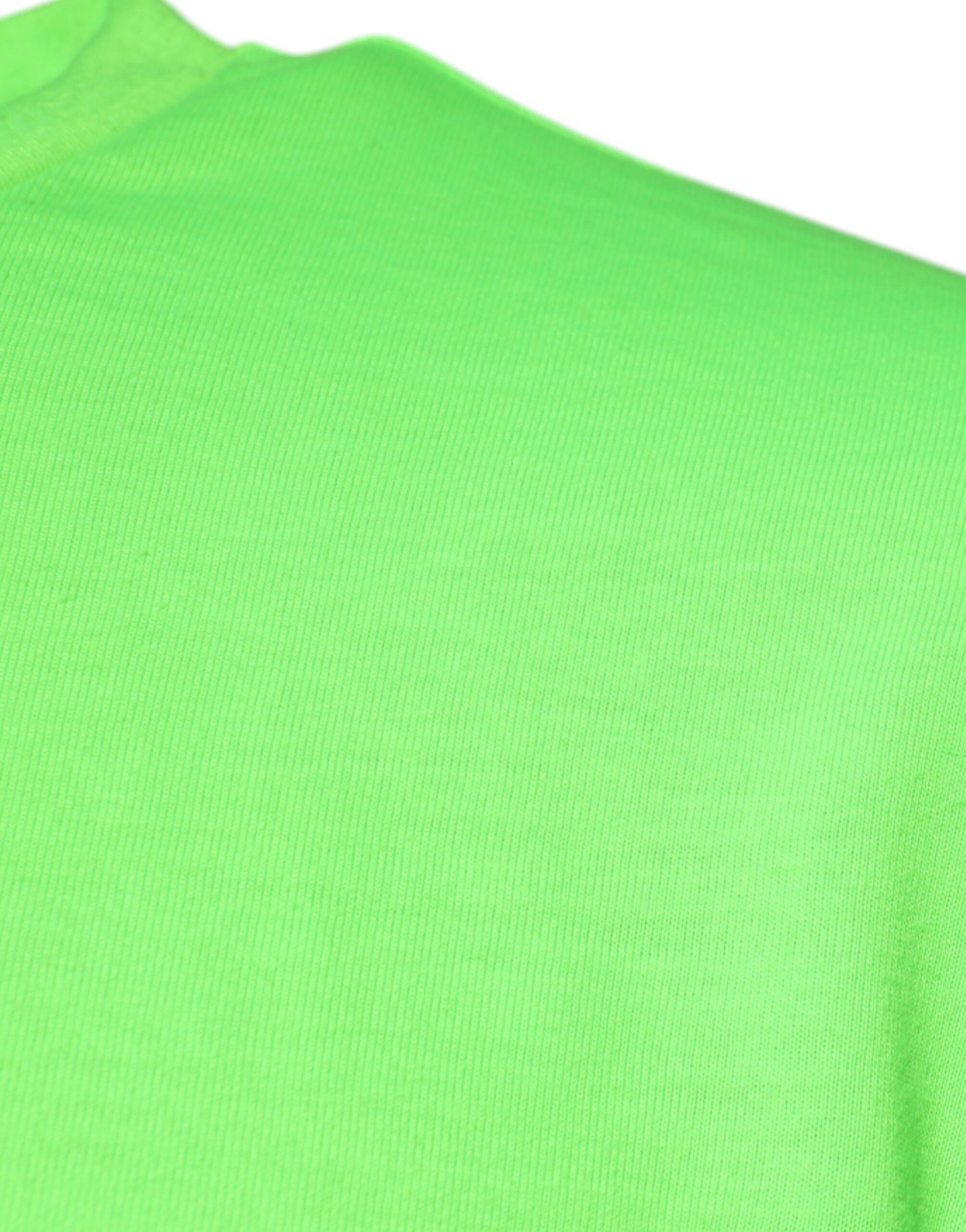 Dolce & Gabbana Green Logo Polyester Crew Neck T-Shirt-6