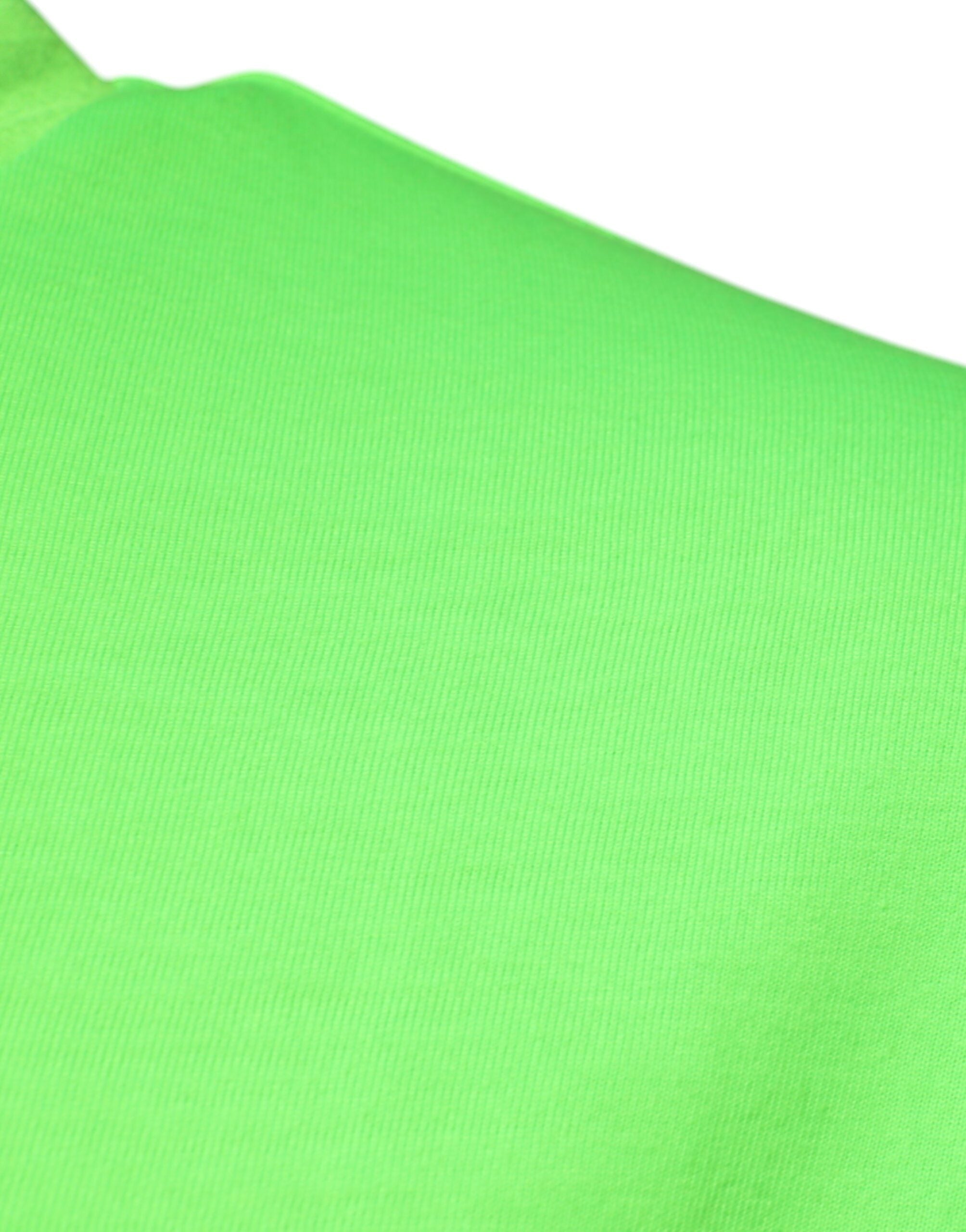 Dolce & Gabbana Green Logo Polyester Crew Neck T-Shirt-4