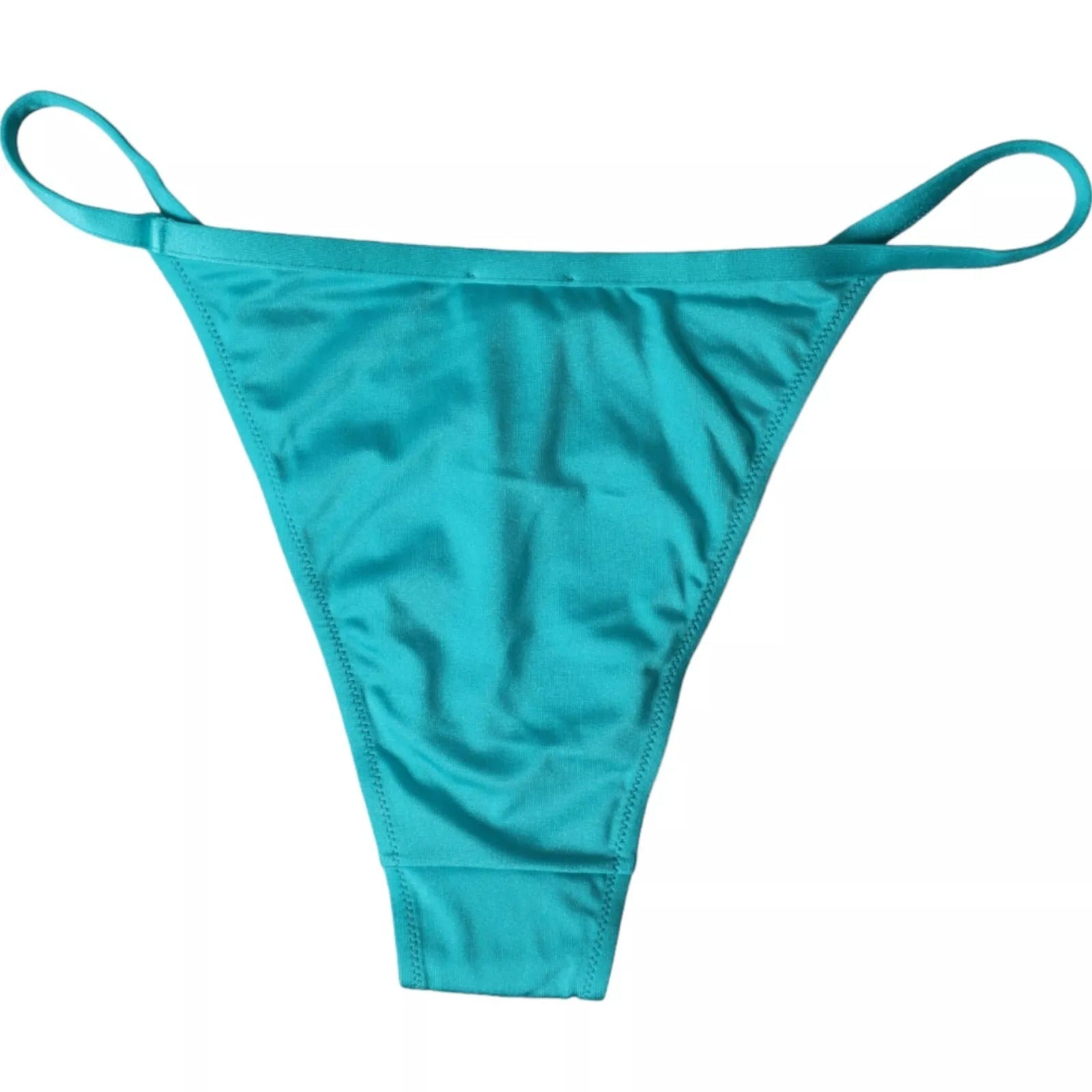 Dolce & Gabbana Blau Grün Nylon Bademode Badeanzug Unterteil Bikini-2