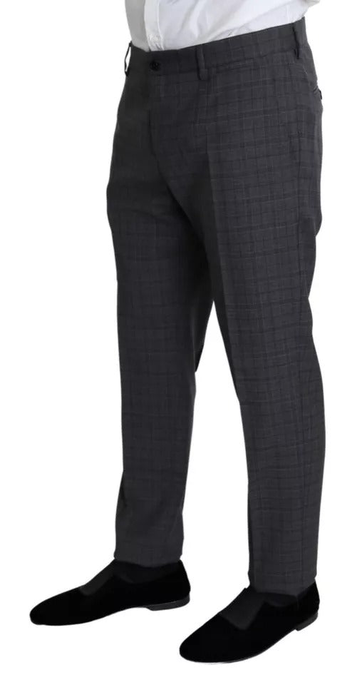 Dolce & Gabbana Graue Wolle Herren Formal 2 Stück MARTINI Anzug-6
