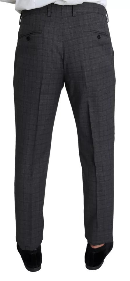 Dolce & Gabbana Graue Wolle Herren Formal 2 Stück MARTINI Anzug-8