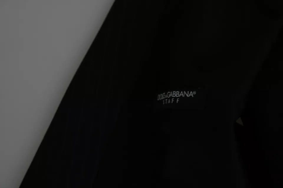 Dolce & Gabbana Black Men's Formal Staff Dress Vest-8