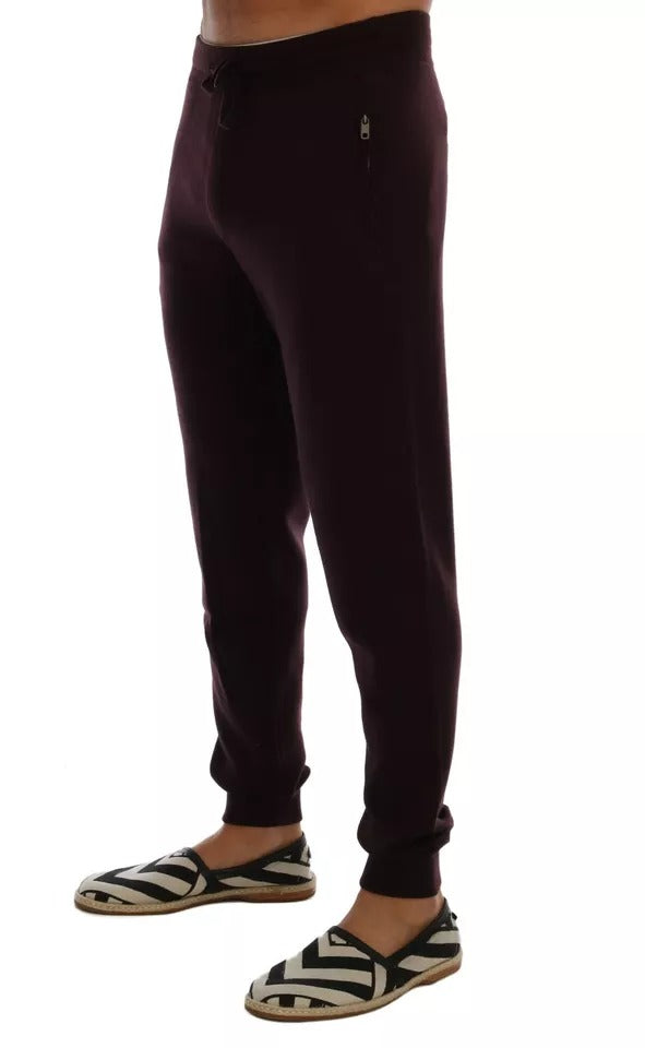 Dolce & Gabbana Lila Kaschmir-Gym-Trainings-Sport-Hose-3