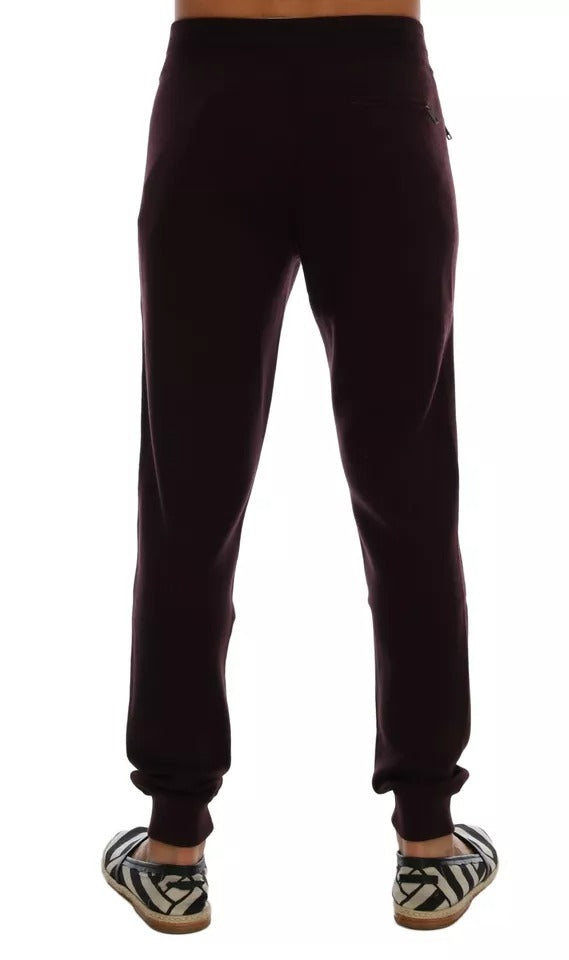 Dolce & Gabbana Lila Kaschmir-Gym-Trainings-Sport-Hose-6